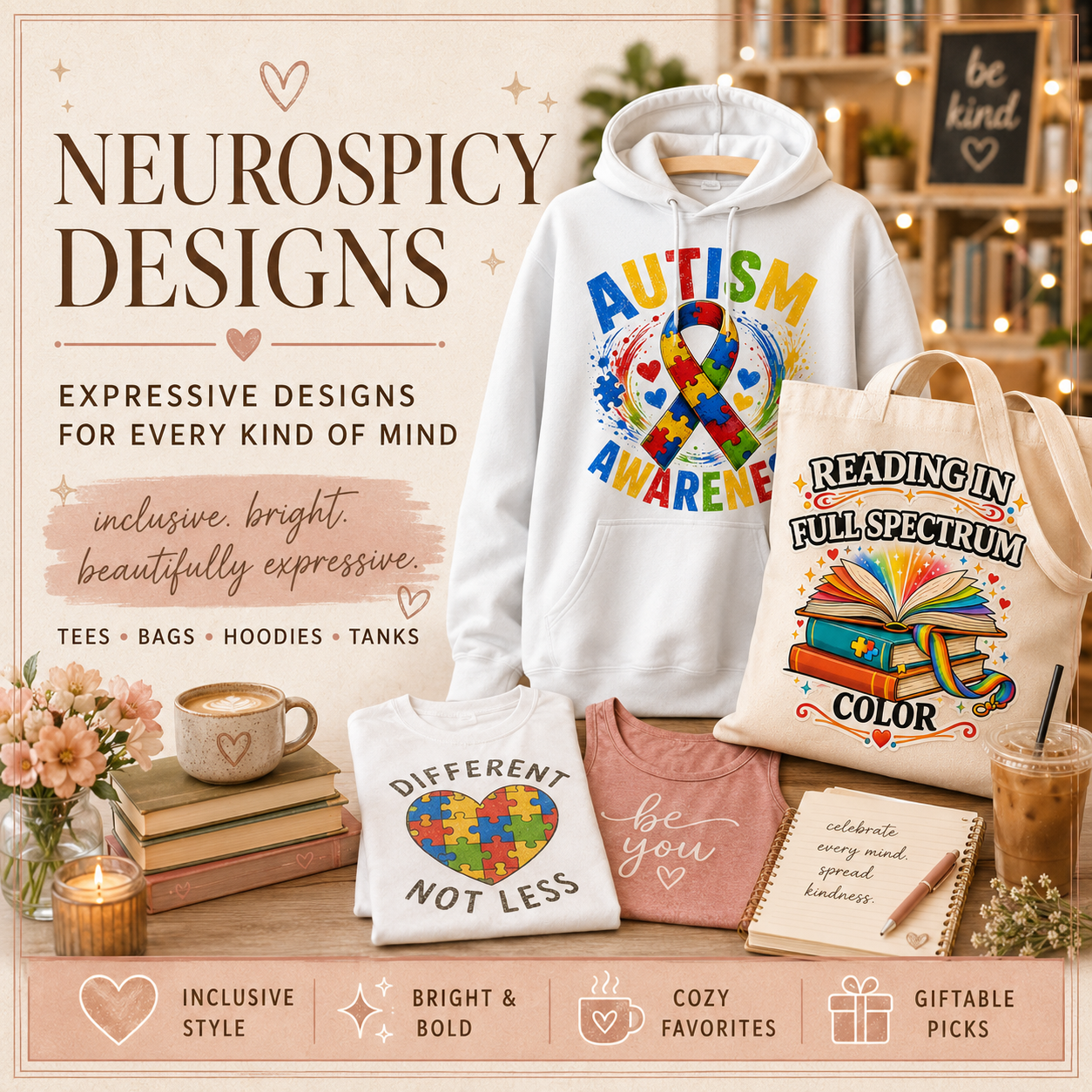 Neuro Spicy Collection & Autism Awareness Line!
