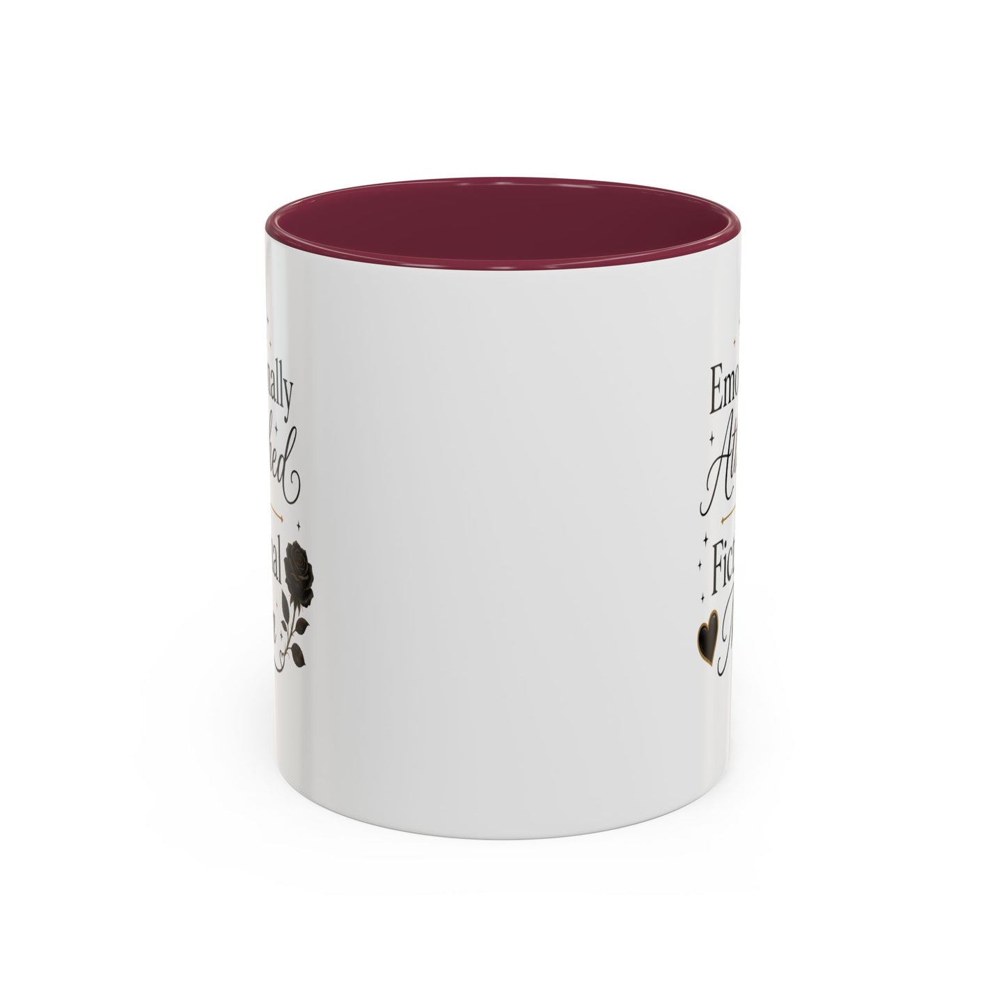 Emotionally Attached to Fictional Men Ceramic Mug — 11oz/15oz