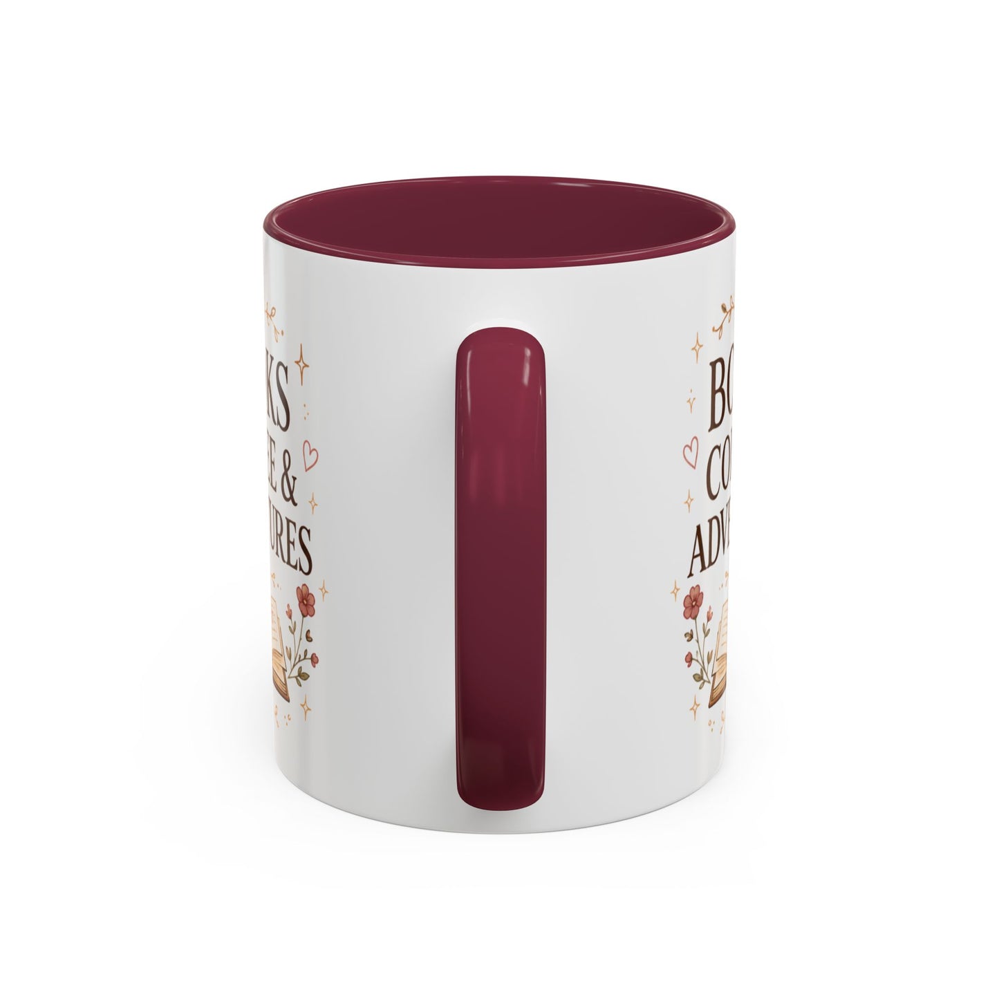 Books, Coffee & Adventures Mug — Cozy Reading Gift (11oz/15oz)