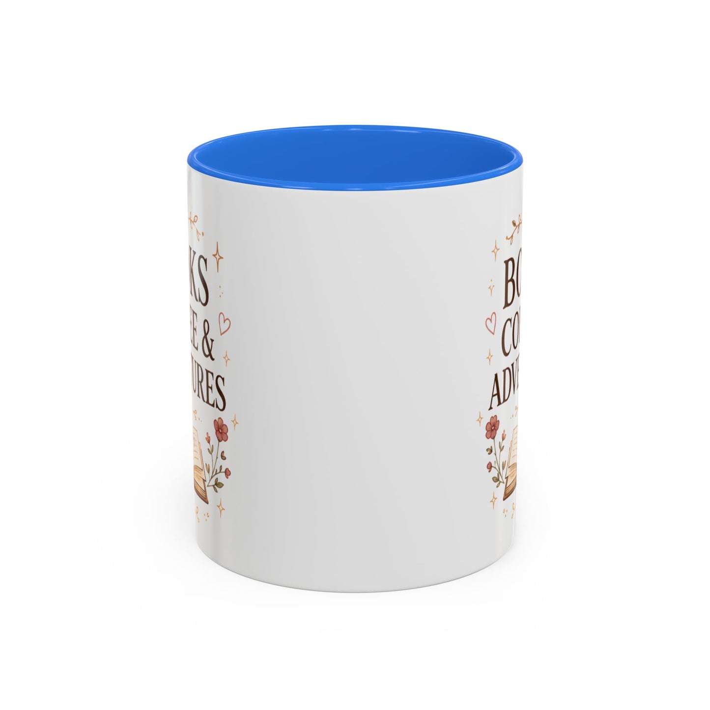 Books, Coffee & Adventures Mug — Cozy Reading Gift (11oz/15oz)