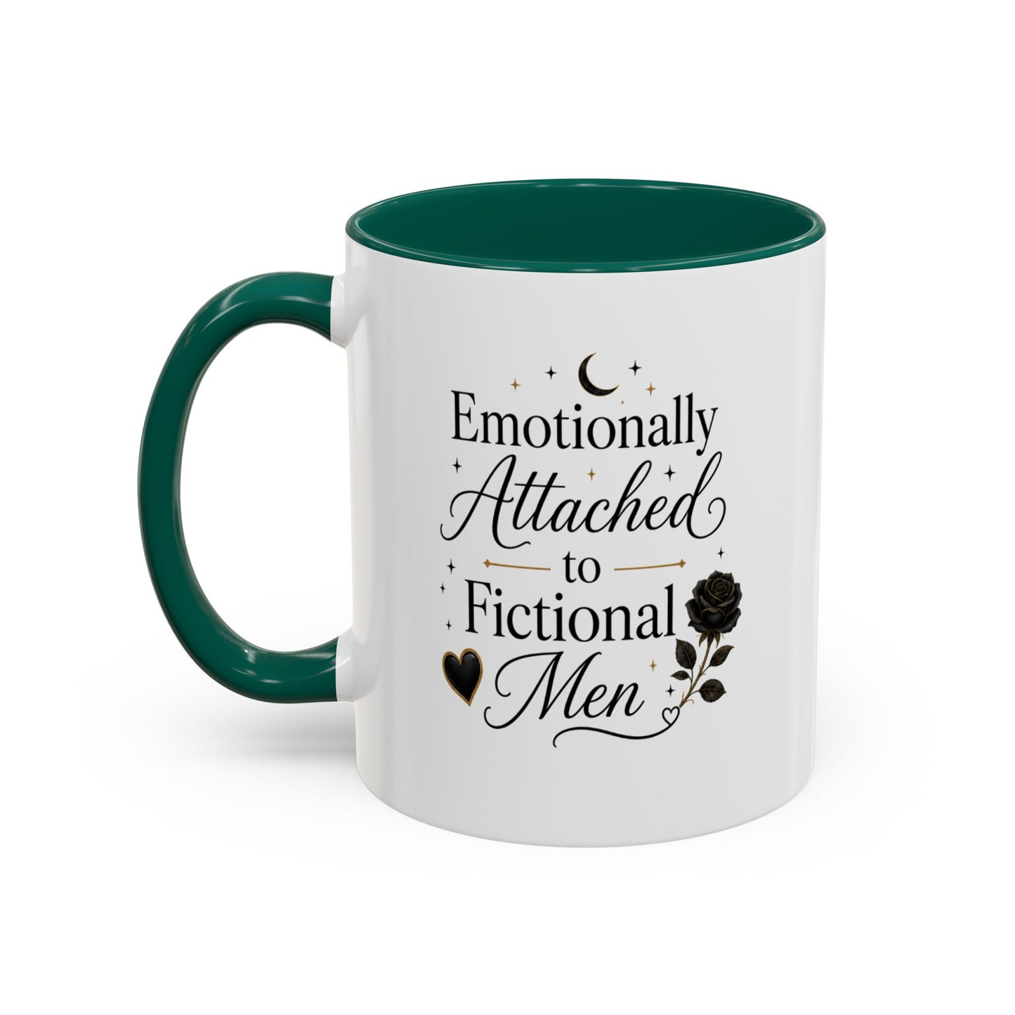 Emotionally Attached to Fictional Men Ceramic Mug — 11oz/15oz