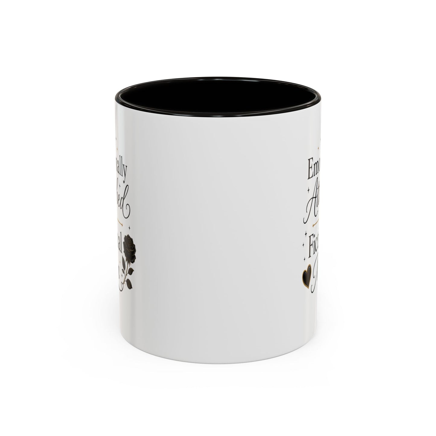 Emotionally Attached to Fictional Men Ceramic Mug — 11oz/15oz