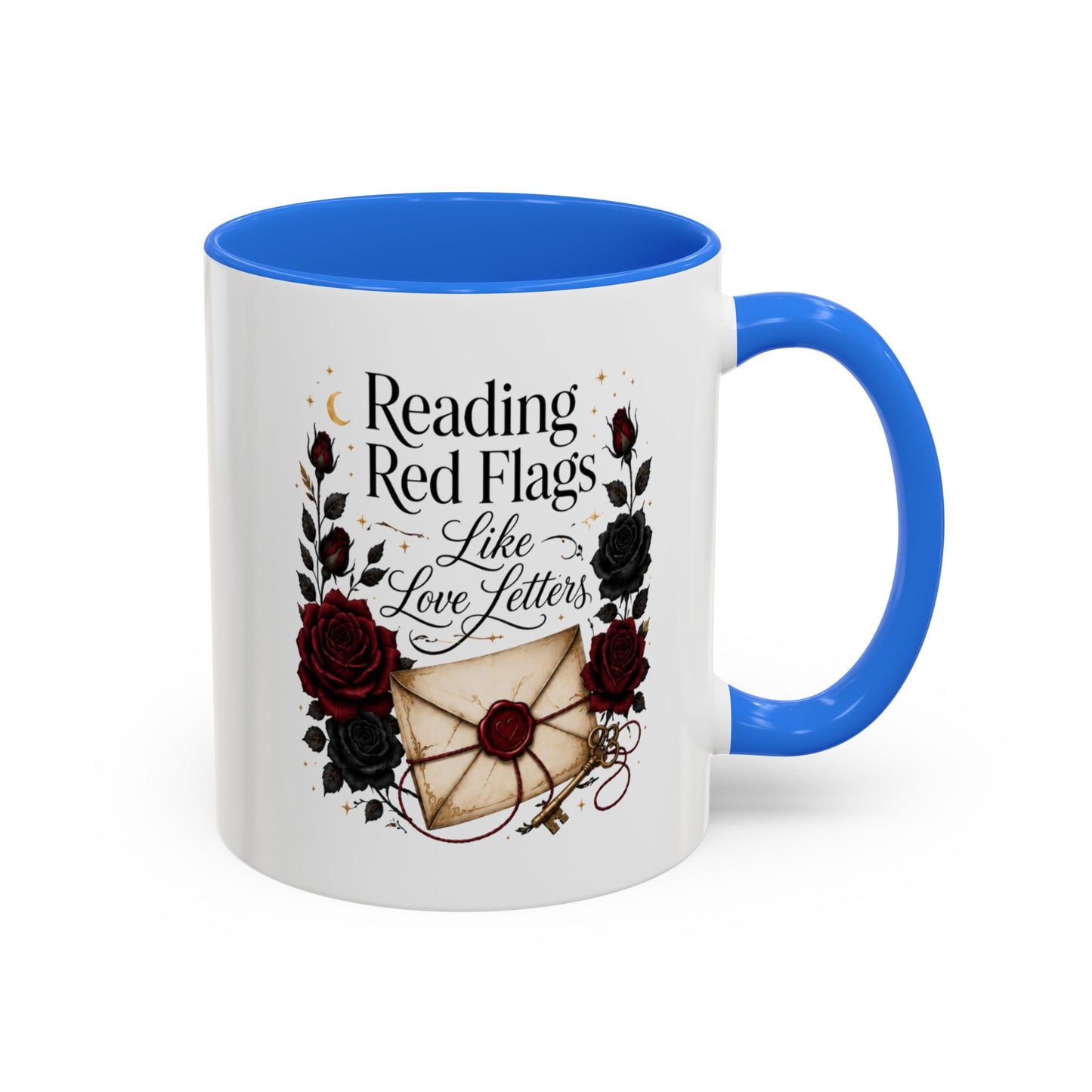 Reading Red Flags Like Love Letters Mug