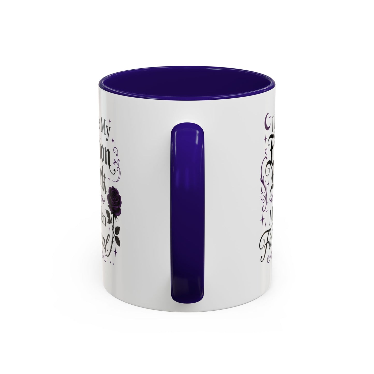 Fiction Dark Coffee Mug — "I Like My Fiction Dark & My Men Fictional" (11oz/15oz)