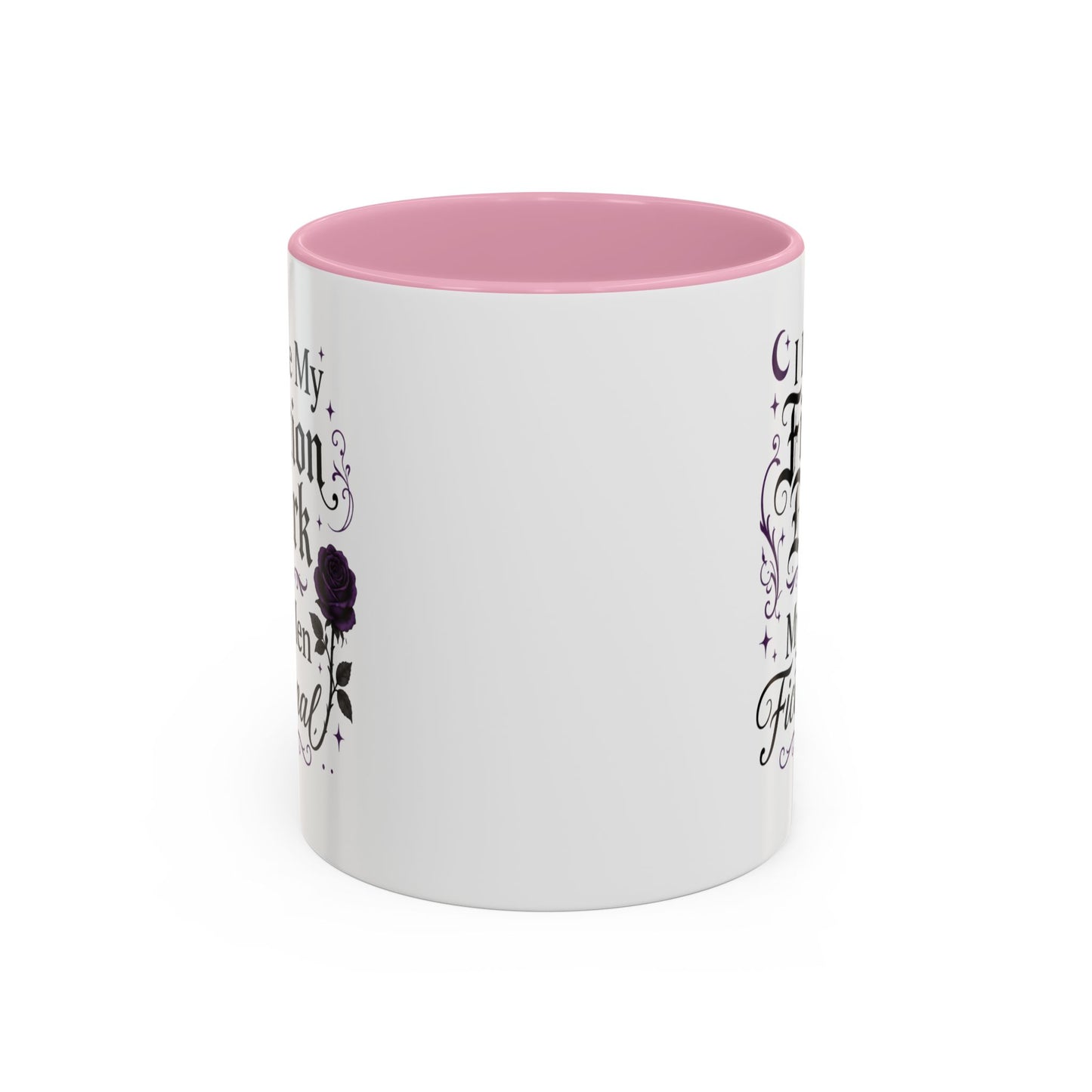 Fiction Dark Coffee Mug — "I Like My Fiction Dark & My Men Fictional" (11oz/15oz)