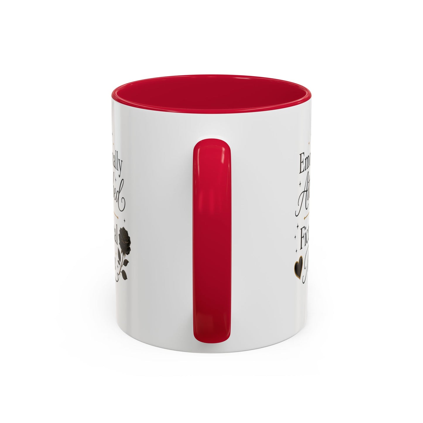 Emotionally Attached to Fictional Men Ceramic Mug — 11oz/15oz