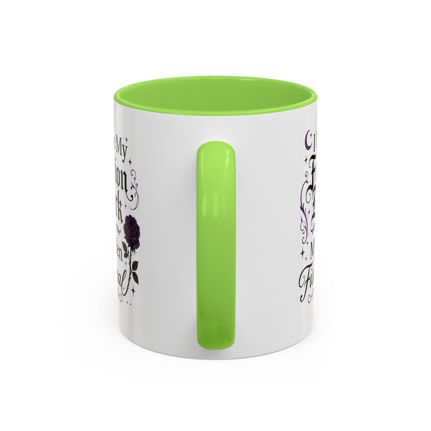 Fiction Dark Coffee Mug — "I Like My Fiction Dark & My Men Fictional" (11oz/15oz)