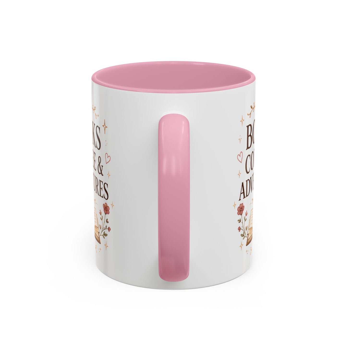 Books, Coffee & Adventures Mug — Cozy Reading Gift (11oz/15oz)