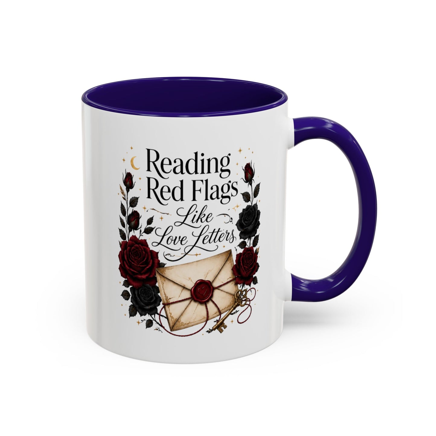 Reading Red Flags Like Love Letters Mug