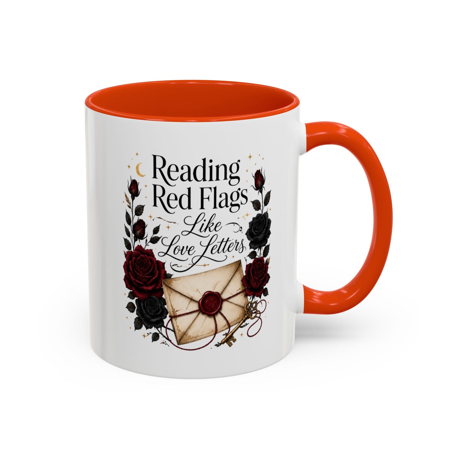 Reading Red Flags Like Love Letters Mug