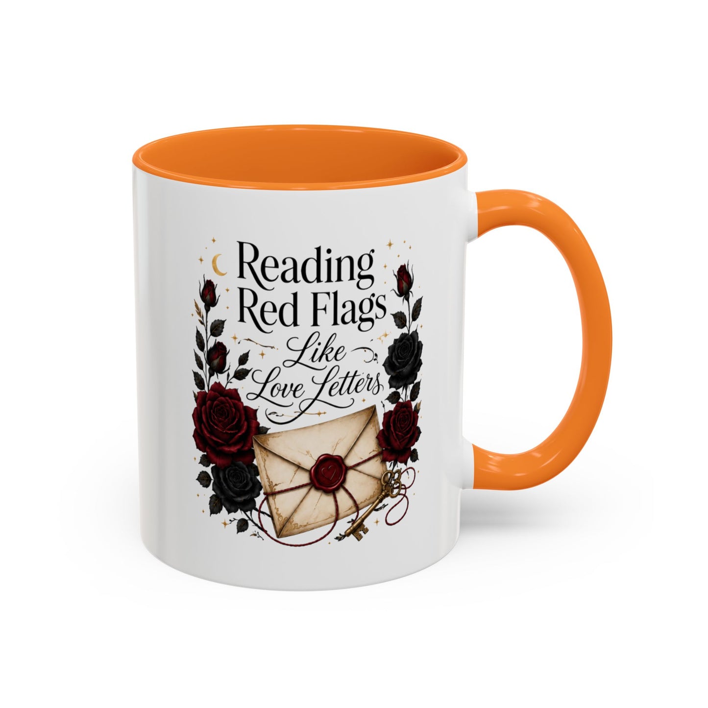 Reading Red Flags Like Love Letters Mug
