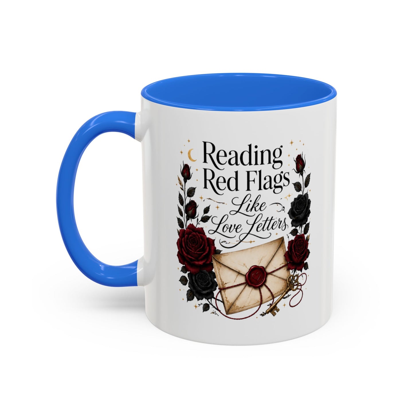 Reading Red Flags Like Love Letters Mug
