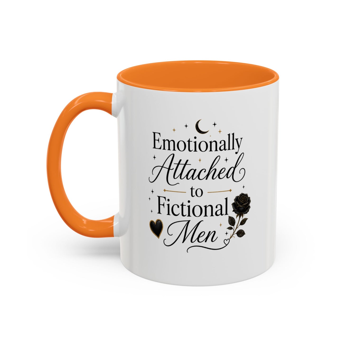 Emotionally Attached to Fictional Men Ceramic Mug — 11oz/15oz