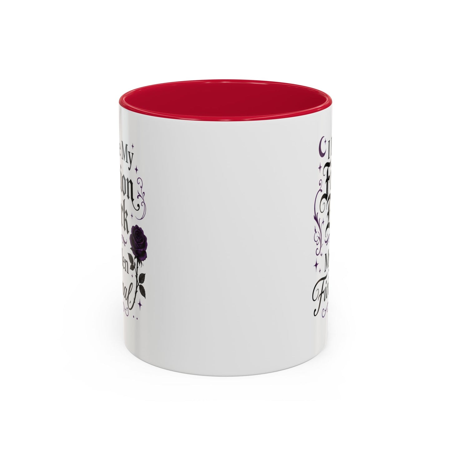 Fiction Dark Coffee Mug — "I Like My Fiction Dark & My Men Fictional" (11oz/15oz)
