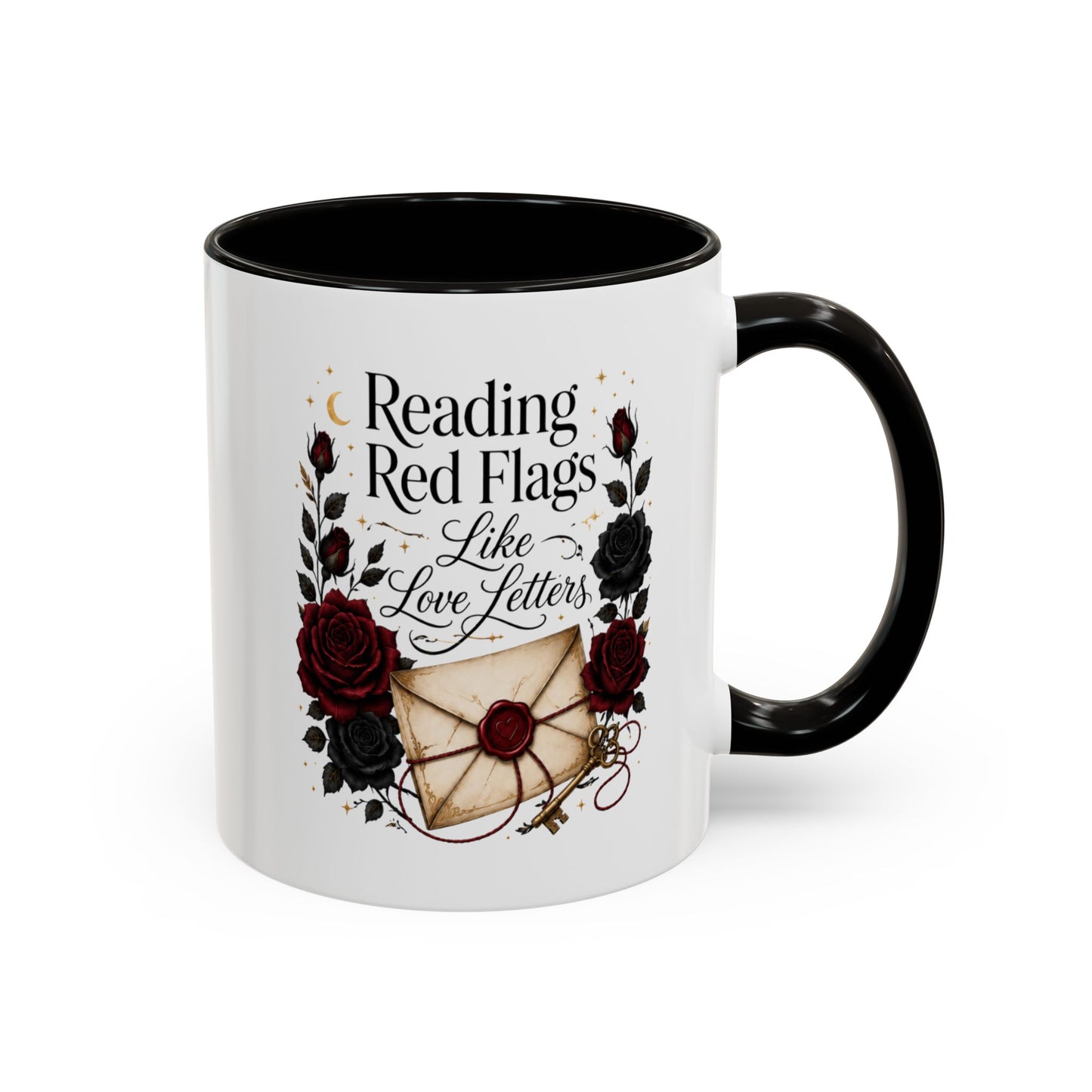 Reading Red Flags Like Love Letters Mug