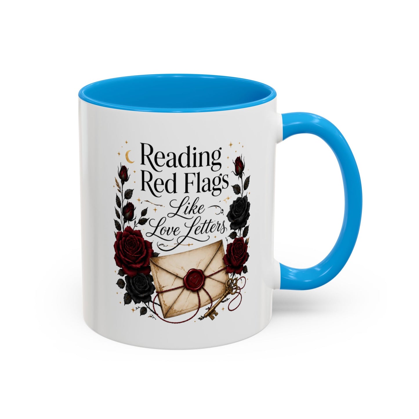 Reading Red Flags Like Love Letters Mug