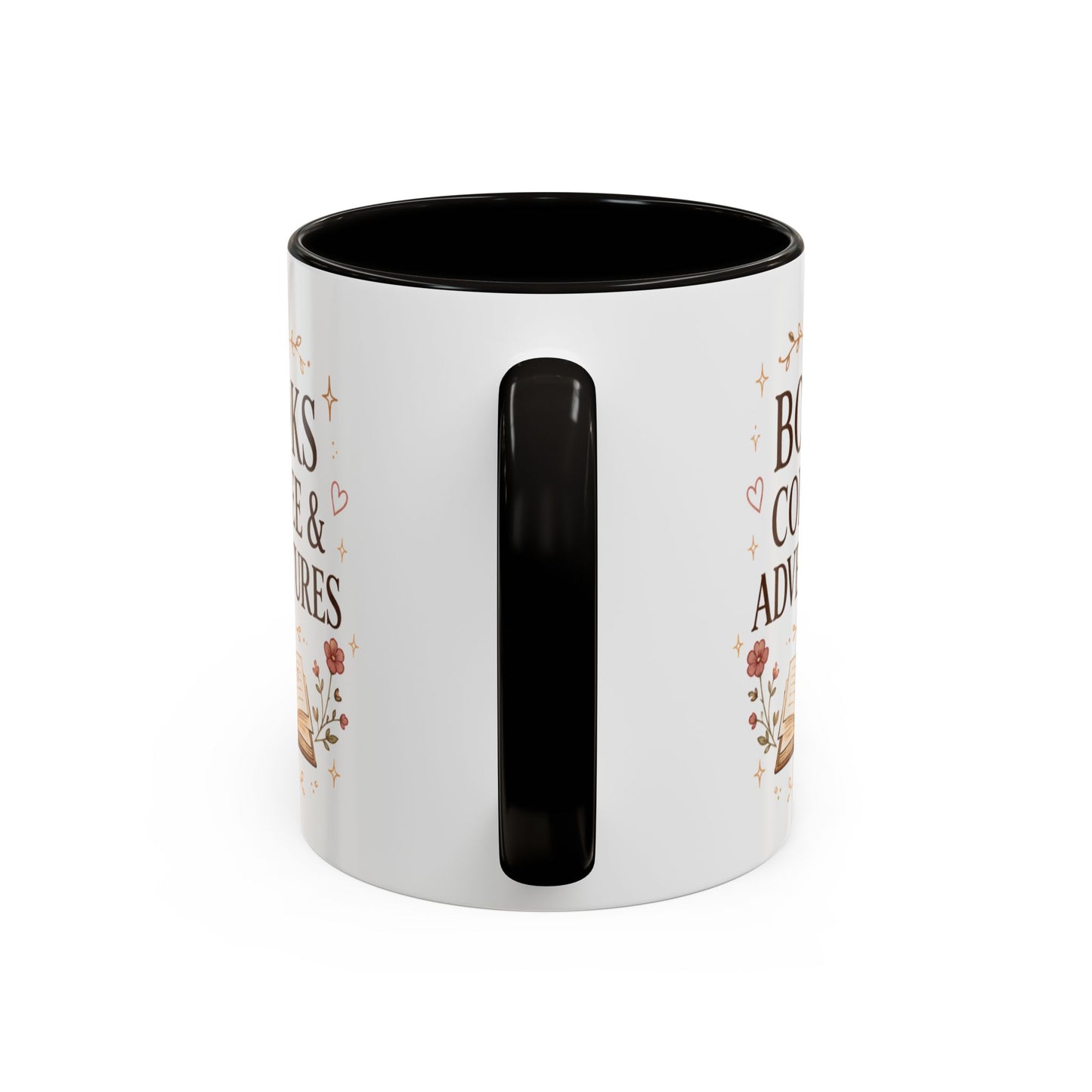 Books, Coffee & Adventures Mug — Cozy Reading Gift (11oz/15oz)