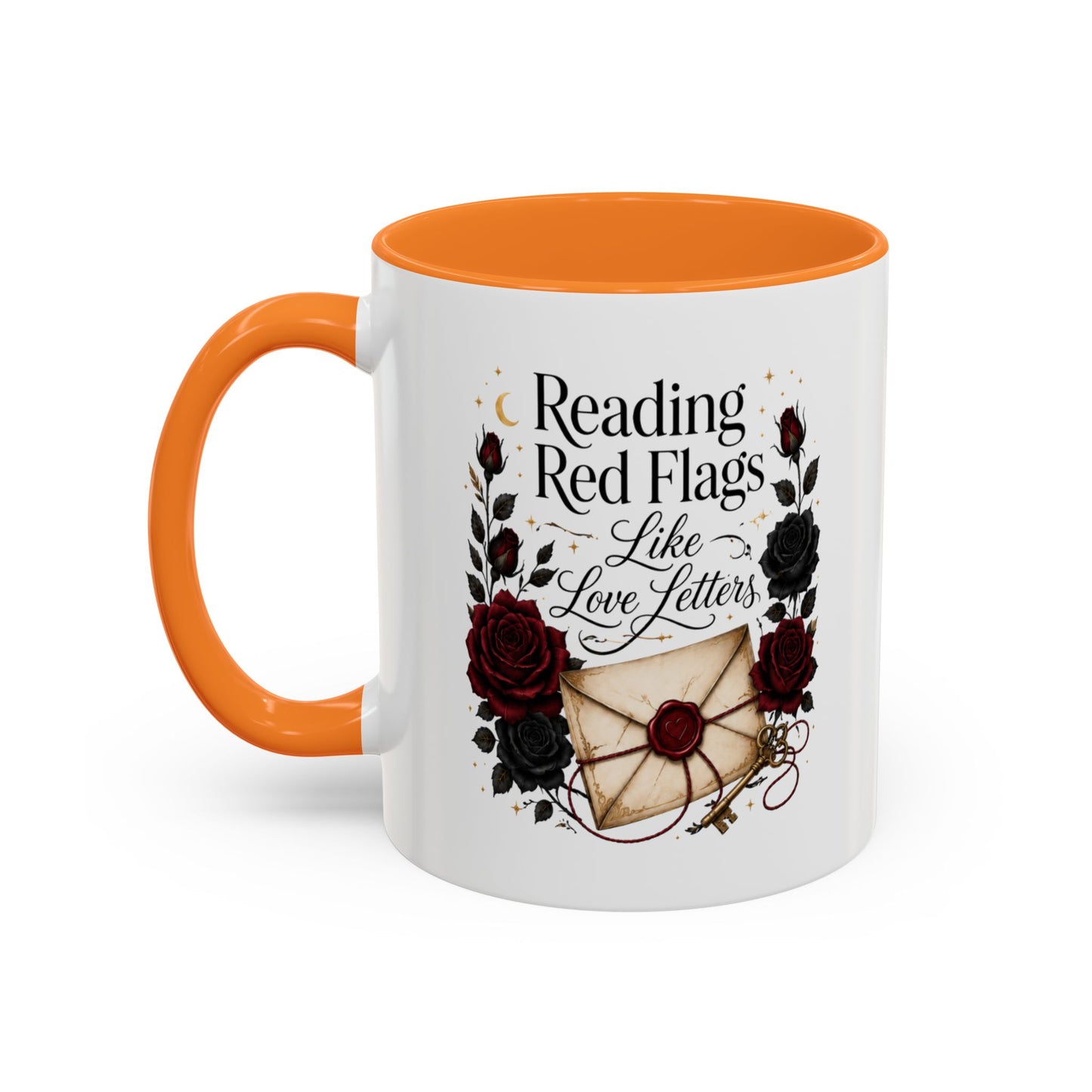 Reading Red Flags Like Love Letters Mug