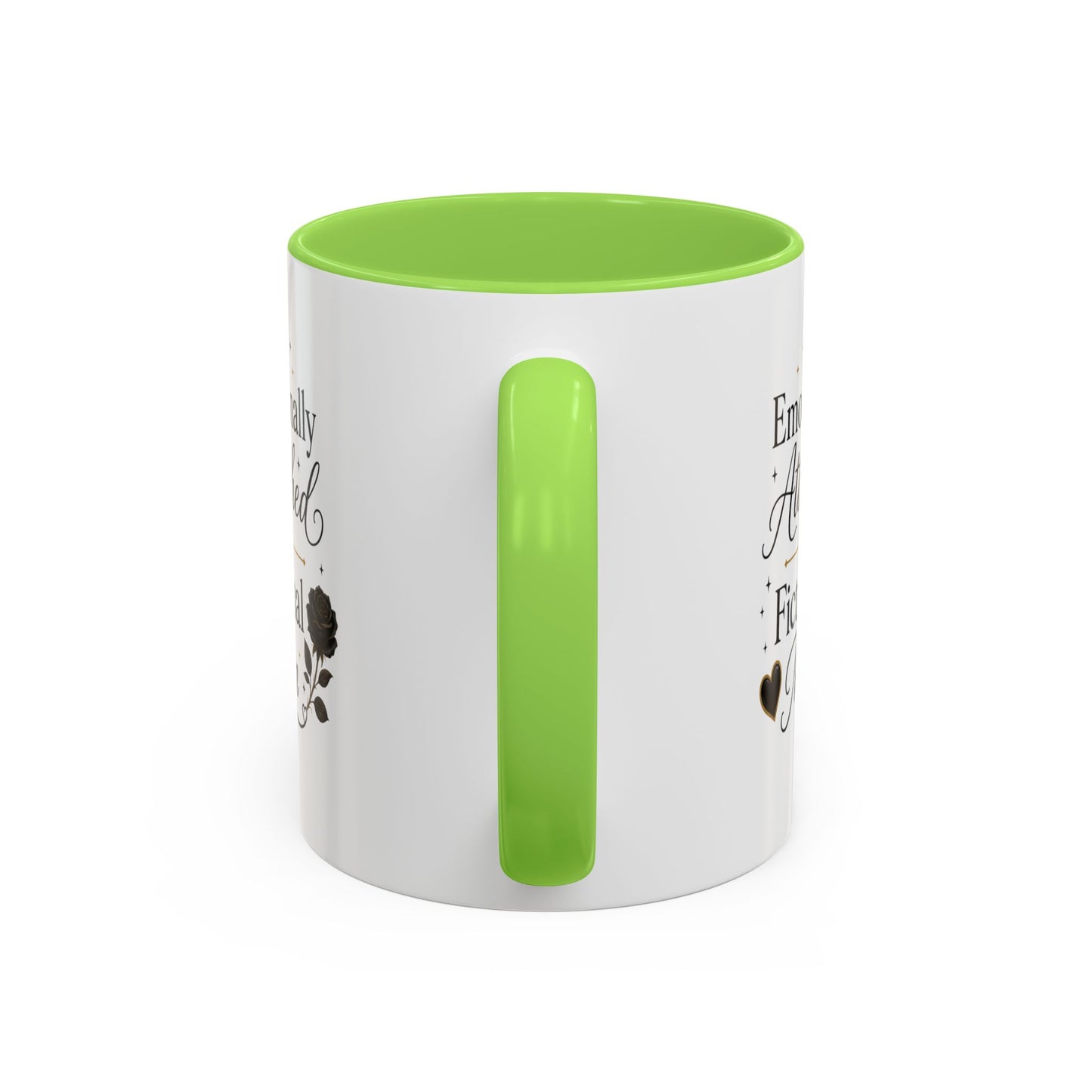 Emotionally Attached to Fictional Men Ceramic Mug — 11oz/15oz
