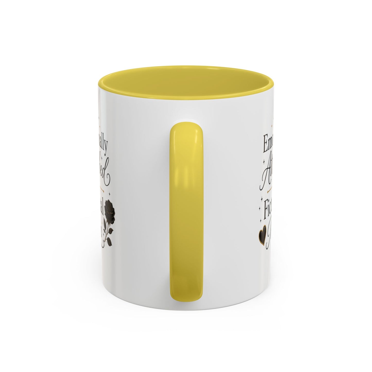 Emotionally Attached to Fictional Men Ceramic Mug — 11oz/15oz