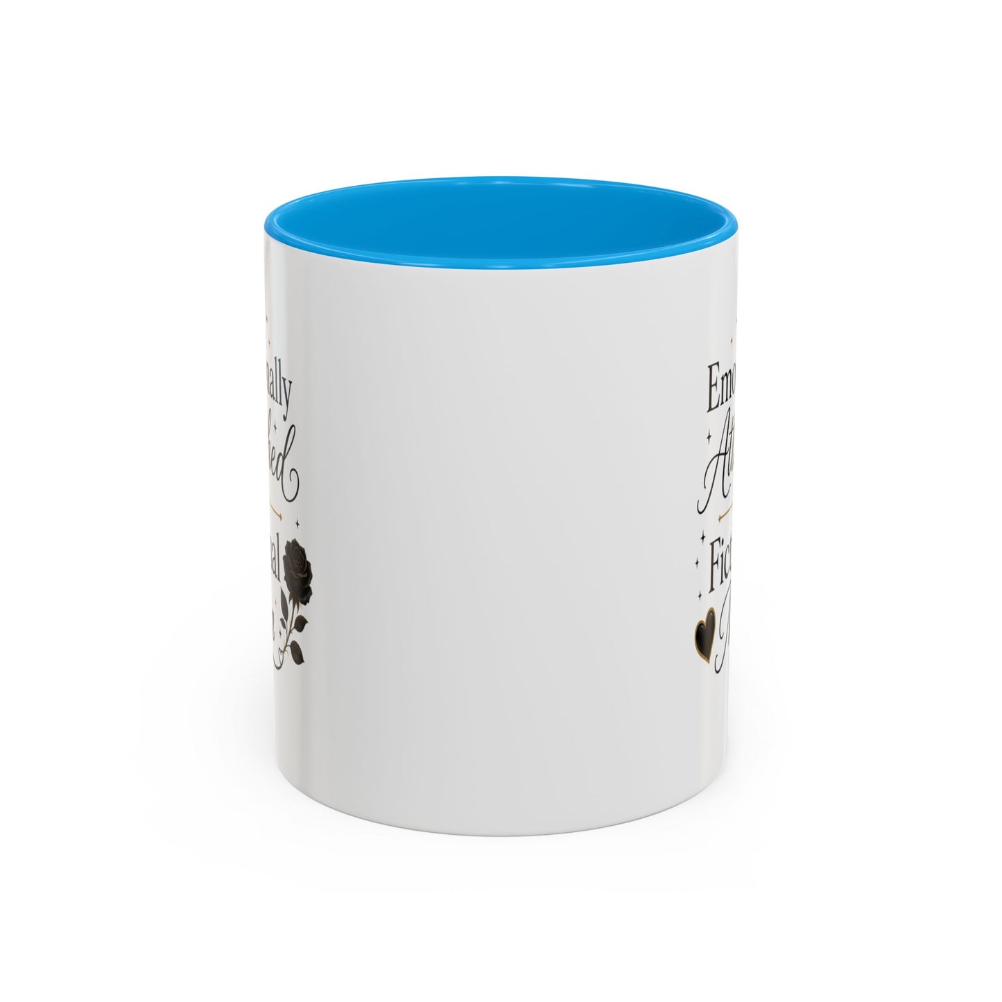 Emotionally Attached to Fictional Men Ceramic Mug — 11oz/15oz