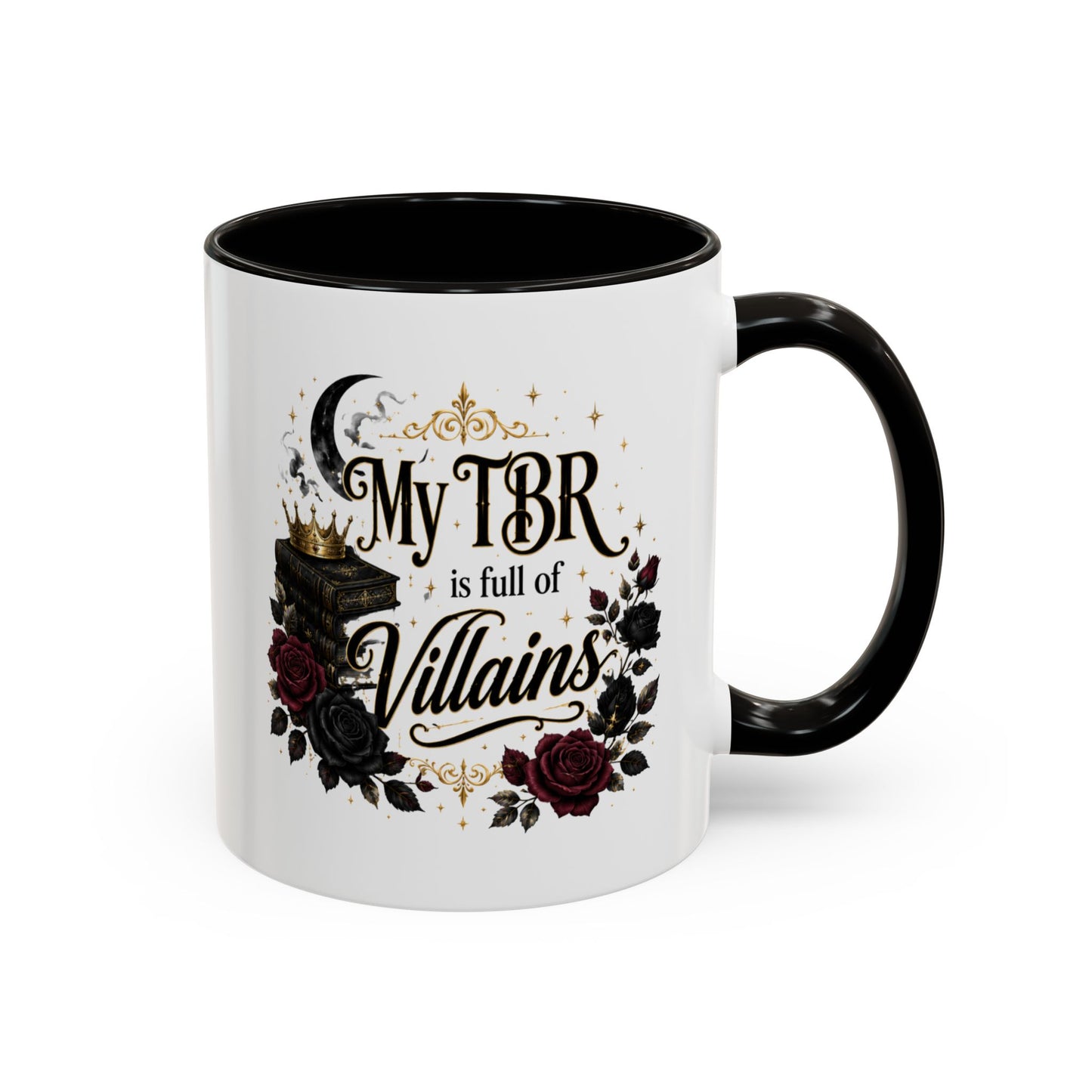 My TBR Is Full of Villains Mug — 11oz/15oz Book Lover Coffee Cup