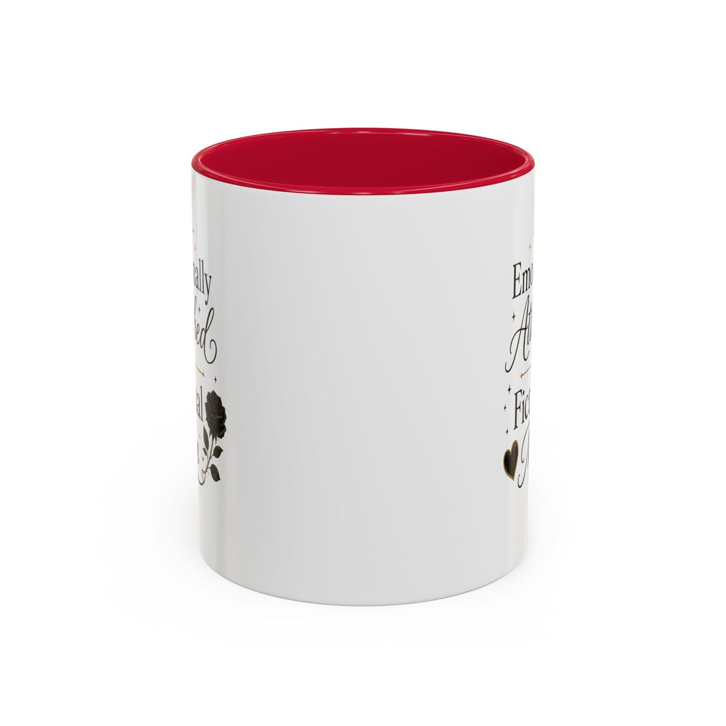 Emotionally Attached to Fictional Men Ceramic Mug — 11oz/15oz