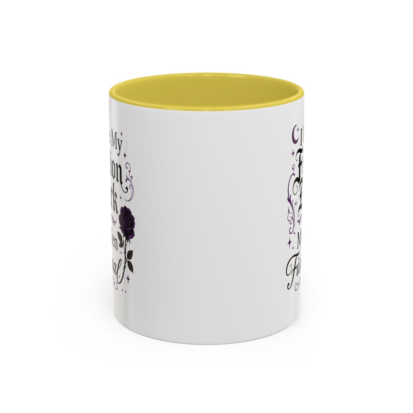 Fiction Dark Coffee Mug — "I Like My Fiction Dark & My Men Fictional" (11oz/15oz)