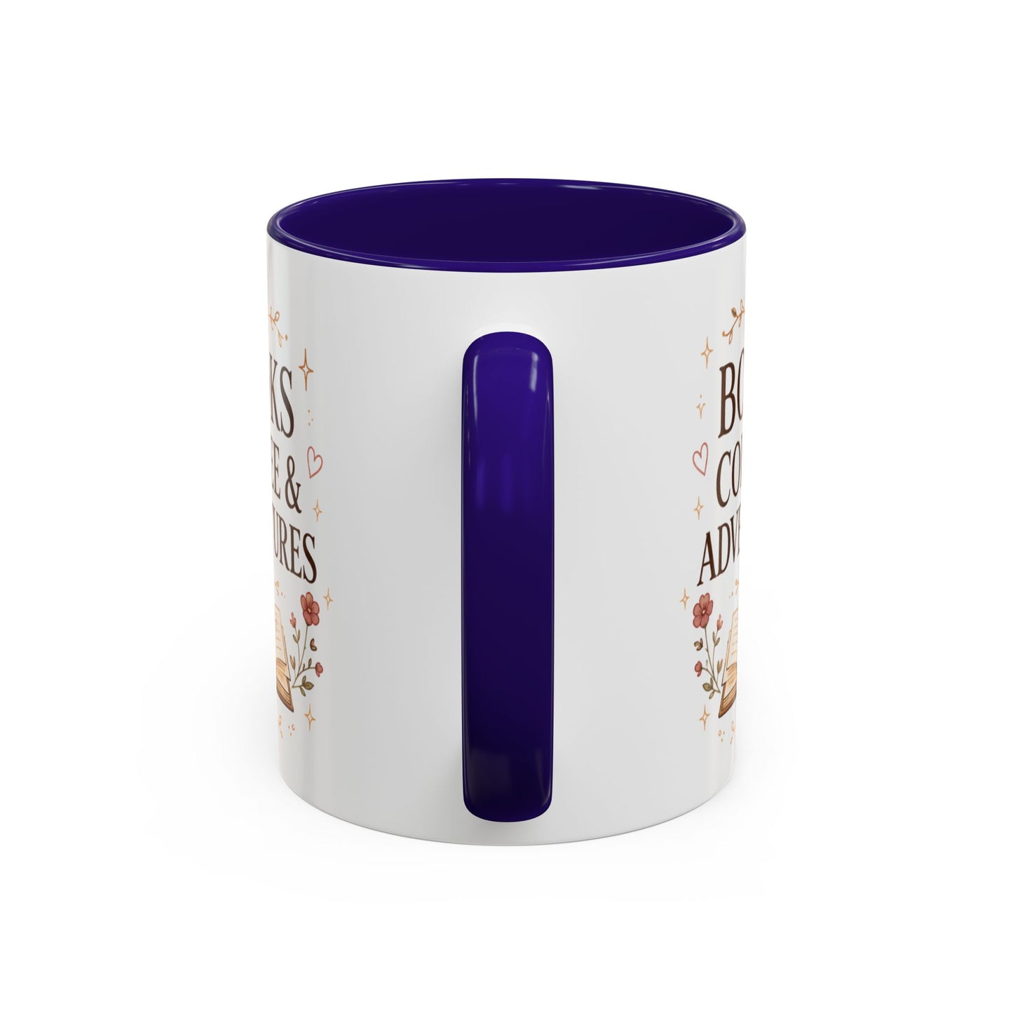 Books, Coffee & Adventures Mug — Cozy Reading Gift (11oz/15oz)