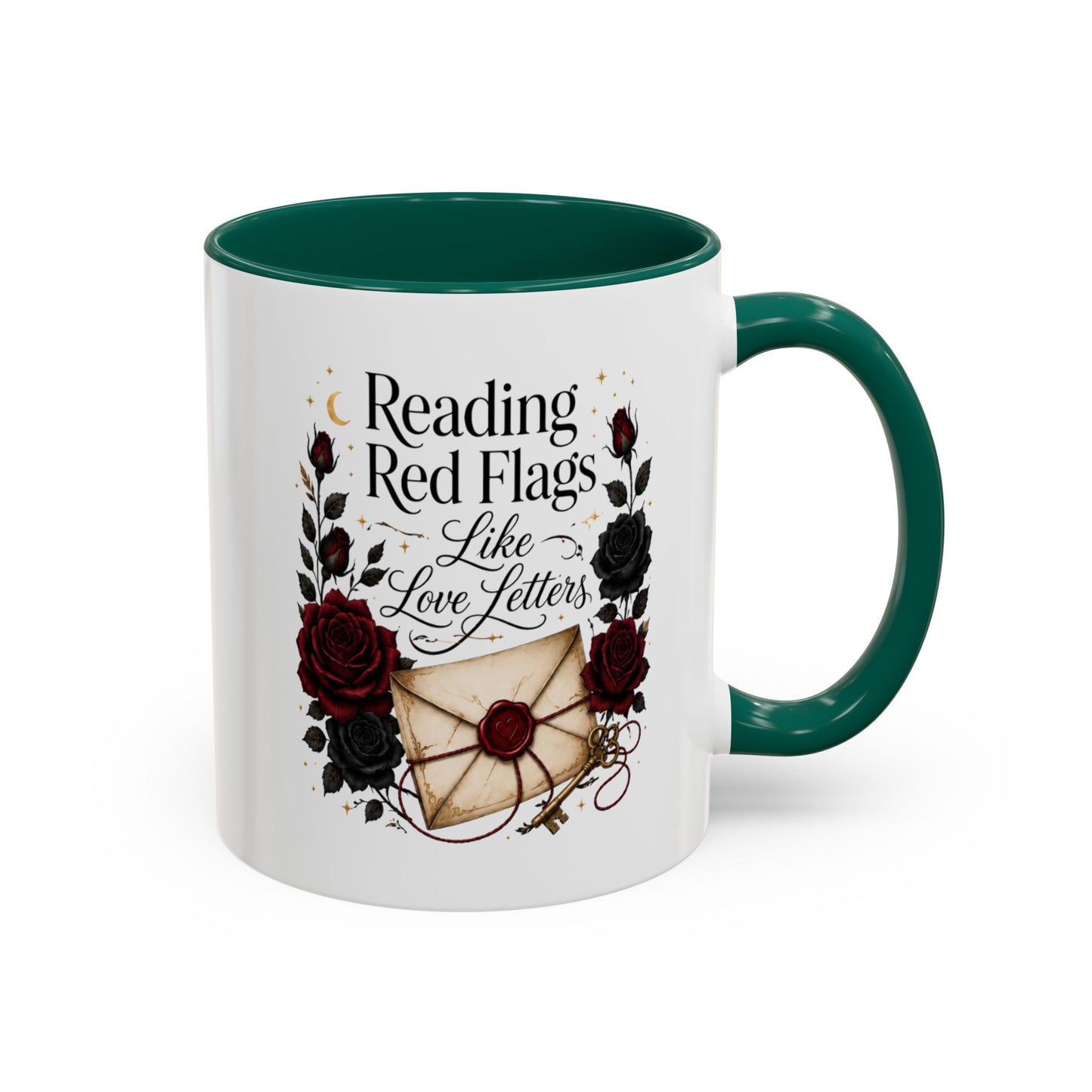 Reading Red Flags Like Love Letters Mug