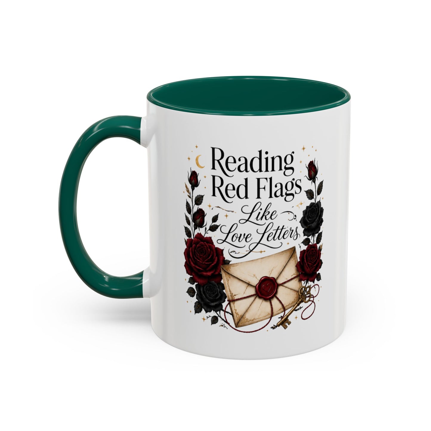 Reading Red Flags Like Love Letters Mug