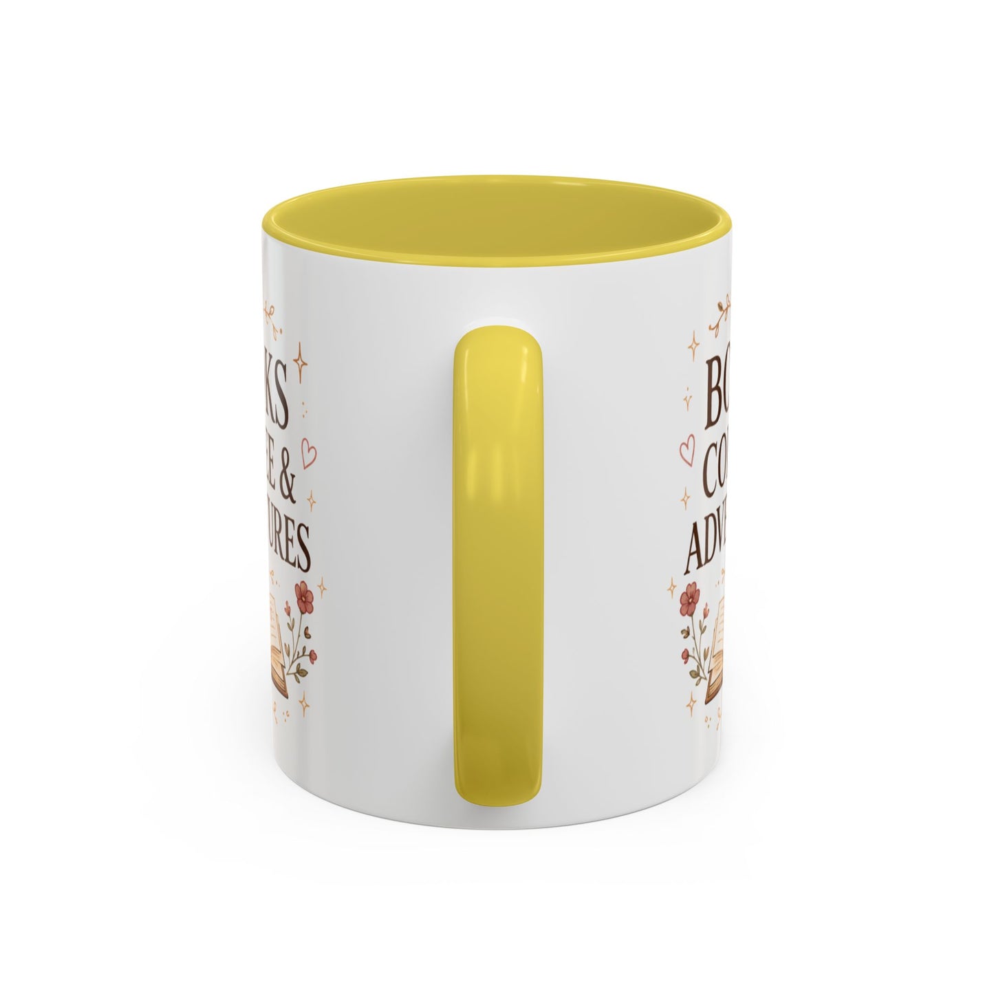 Books, Coffee & Adventures Mug — Cozy Reading Gift (11oz/15oz)
