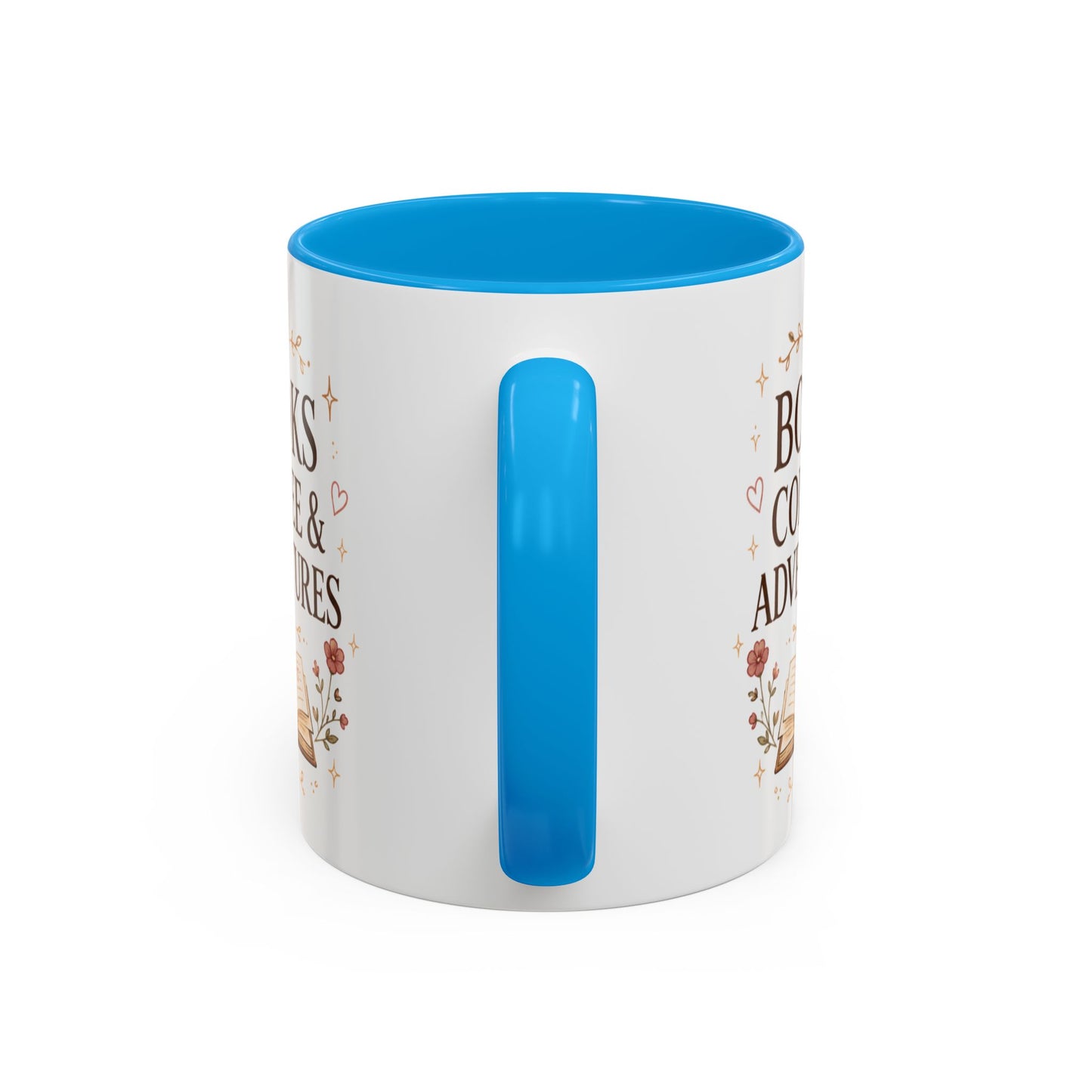 Books, Coffee & Adventures Mug — Cozy Reading Gift (11oz/15oz)