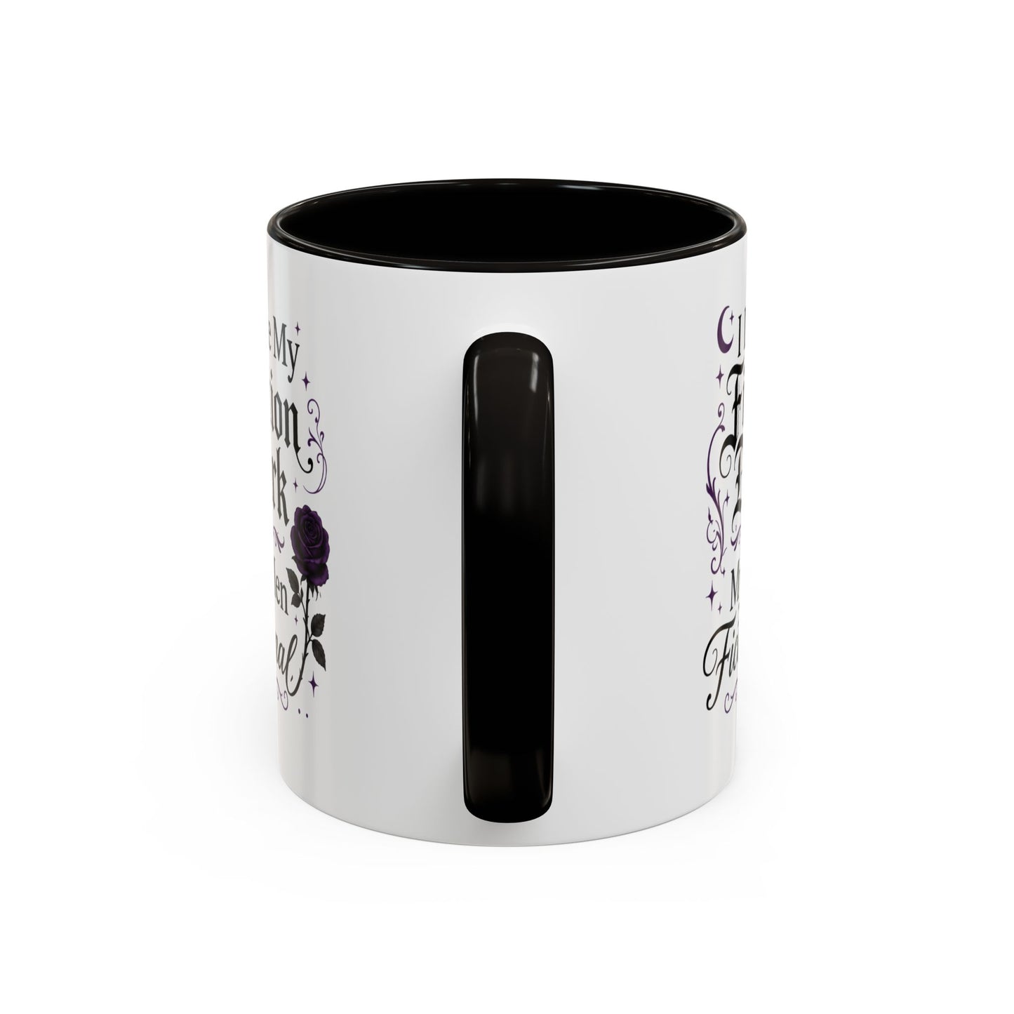 Fiction Dark Coffee Mug — "I Like My Fiction Dark & My Men Fictional" (11oz/15oz)