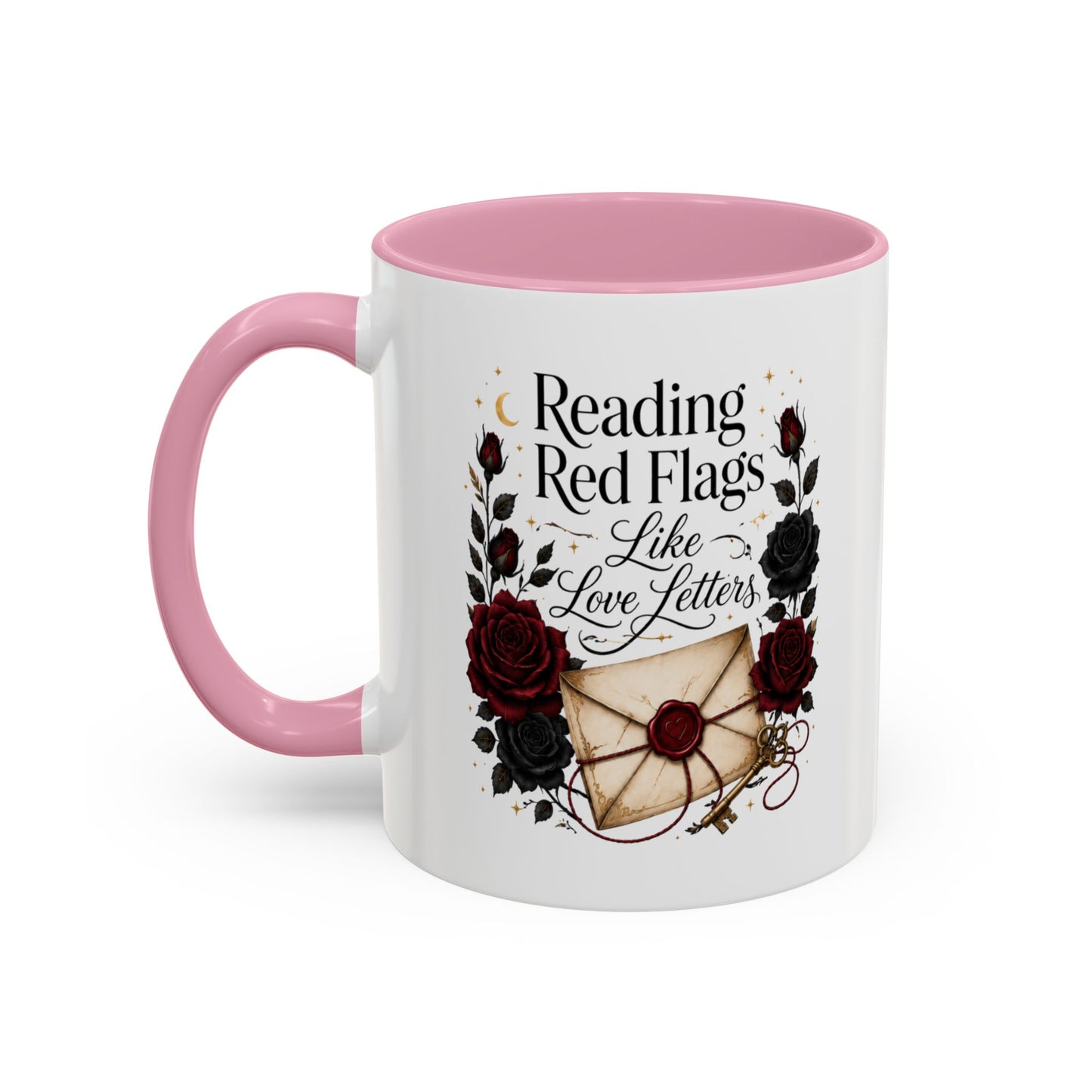 Reading Red Flags Like Love Letters Mug
