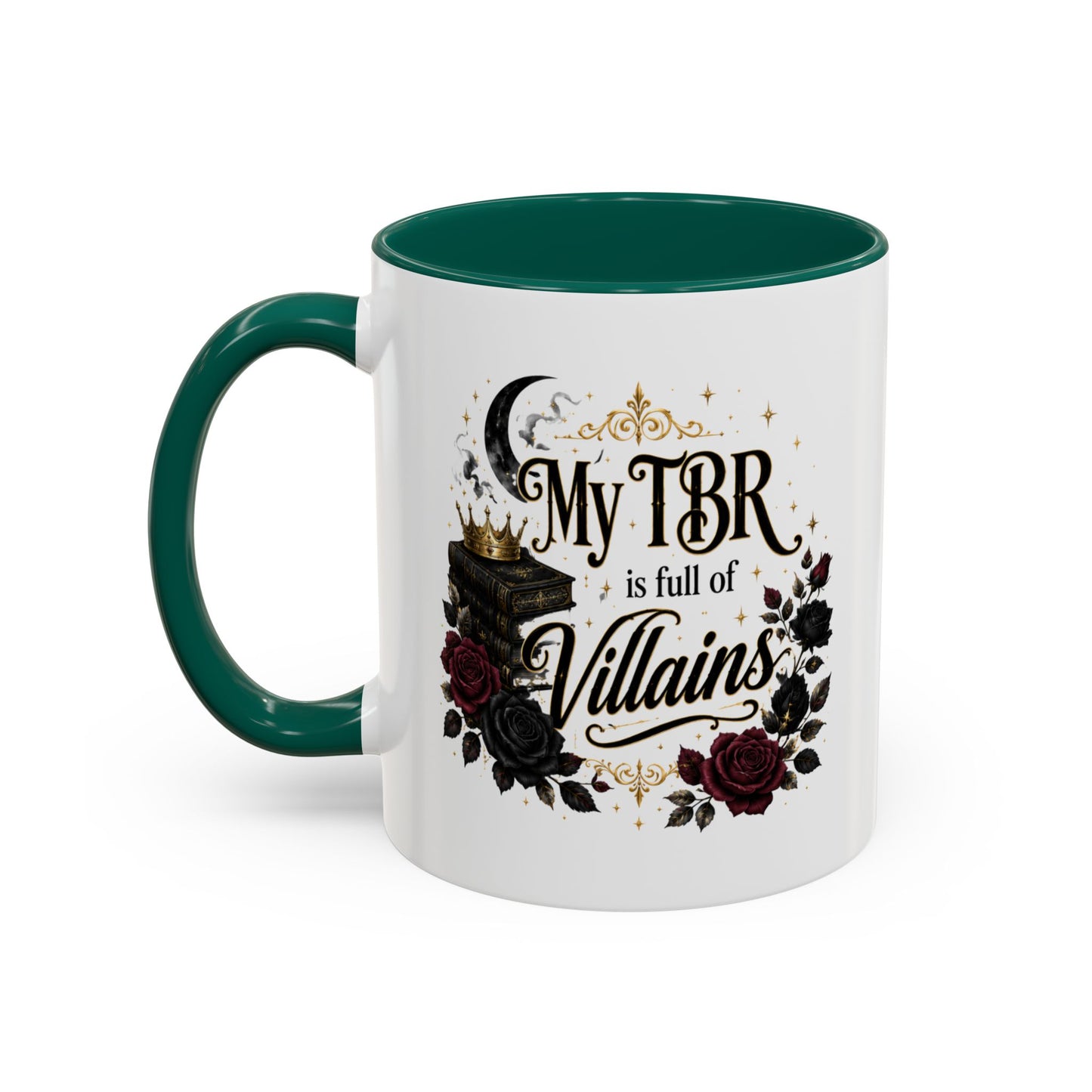 My TBR Is Full of Villains Mug — 11oz/15oz Book Lover Coffee Cup