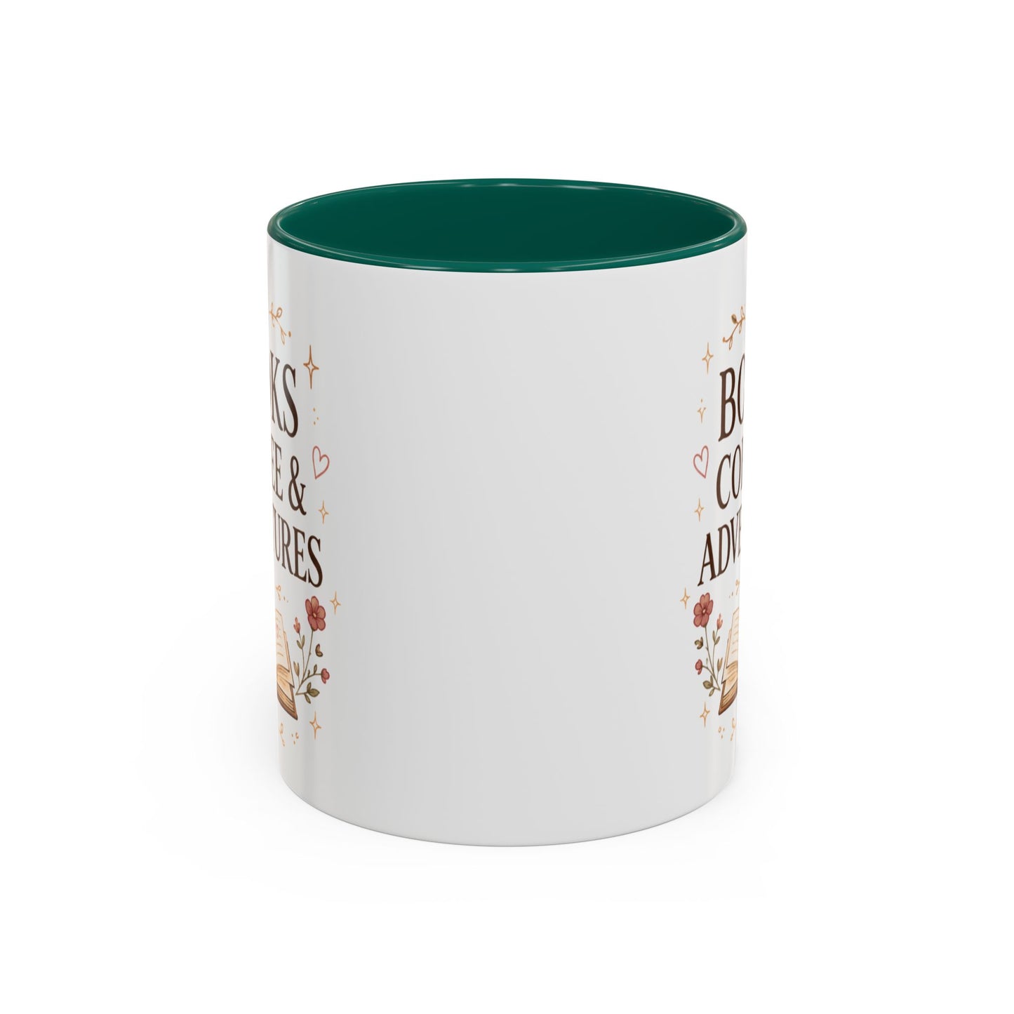 Books, Coffee & Adventures Mug — Cozy Reading Gift (11oz/15oz)