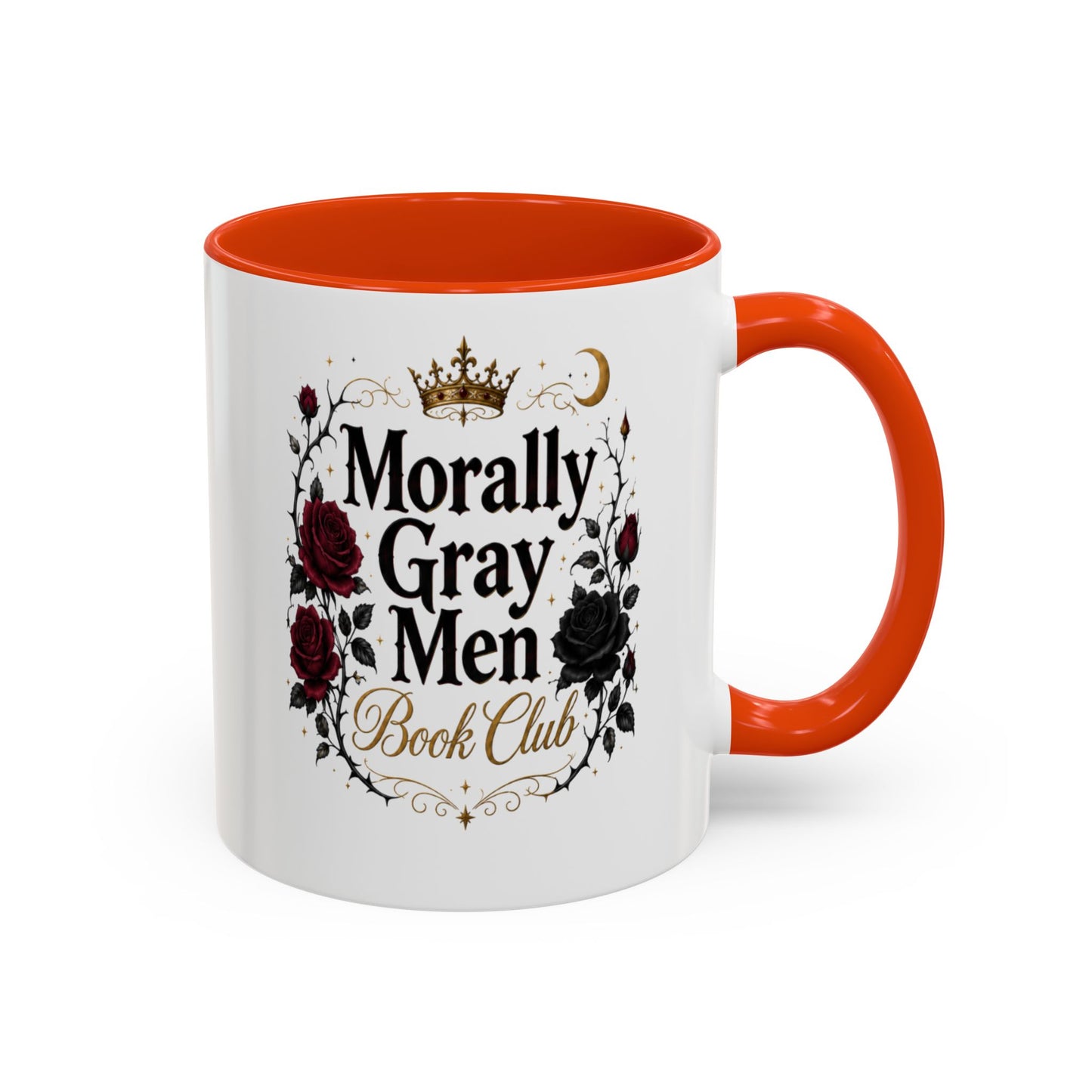 Morally Gray Men Book Club Mug — 11oz & 15oz Floral Gothic Coffee Cup