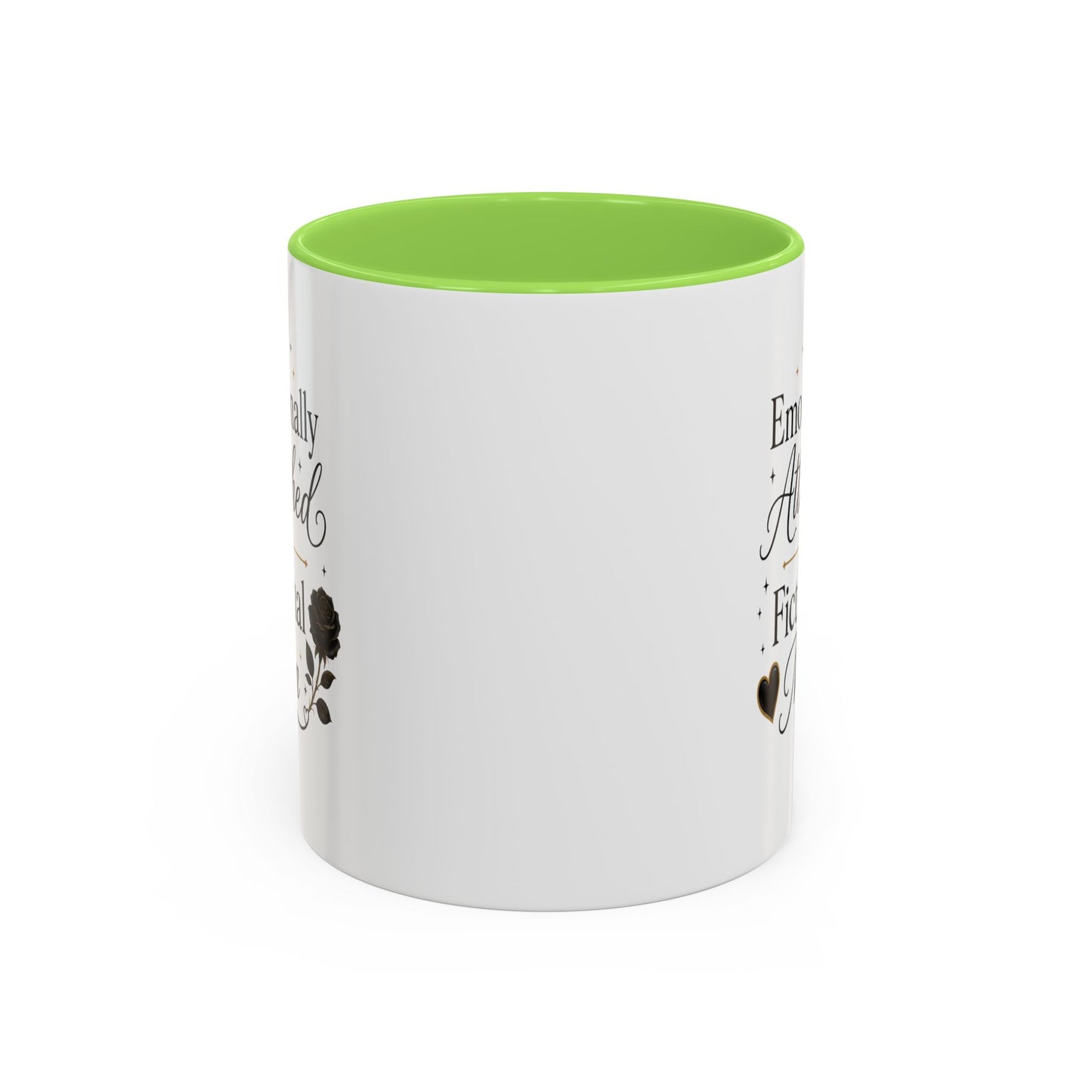 Emotionally Attached to Fictional Men Ceramic Mug — 11oz/15oz