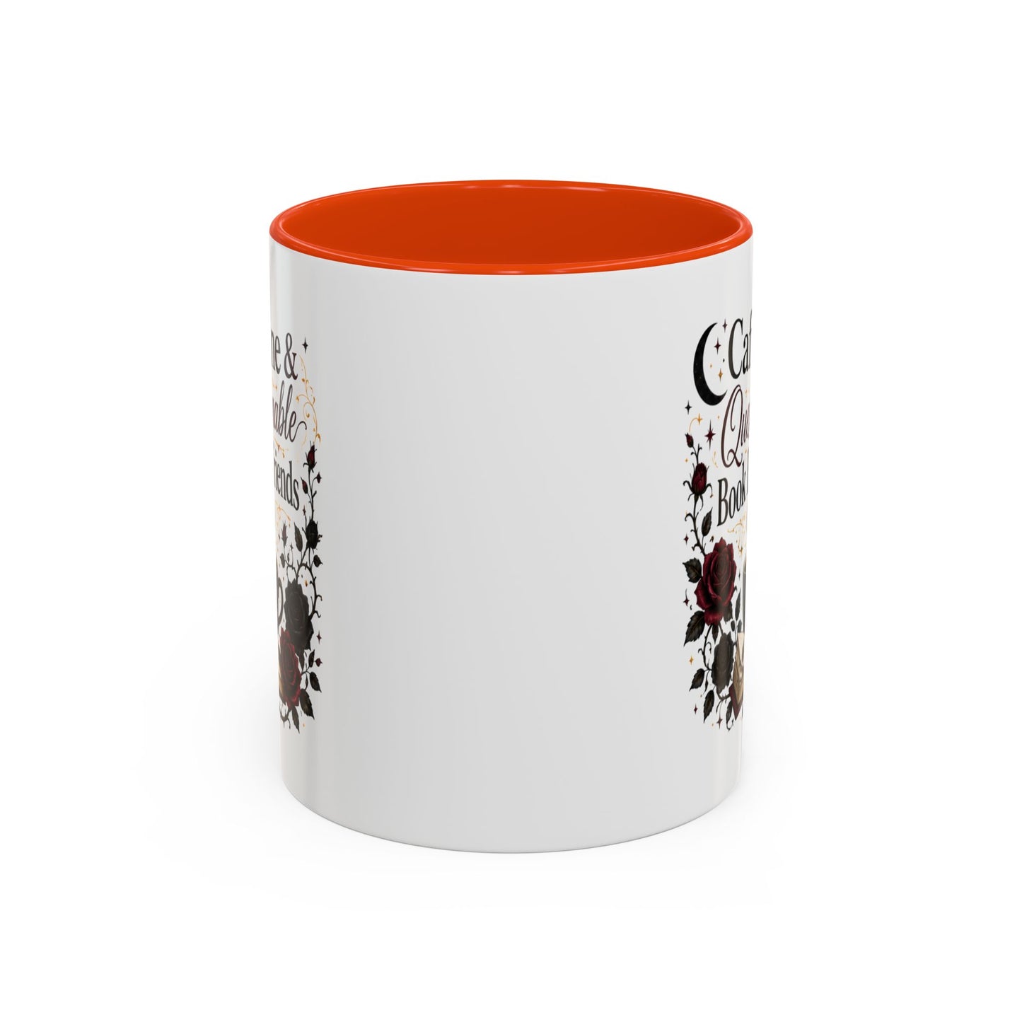 Caffeine & Questionable Book Boyfriends Coffee Mug — 11oz/15oz Novelty Booklover Gift