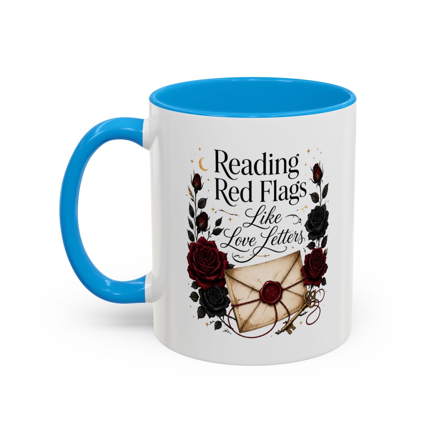 Reading Red Flags Like Love Letters Mug