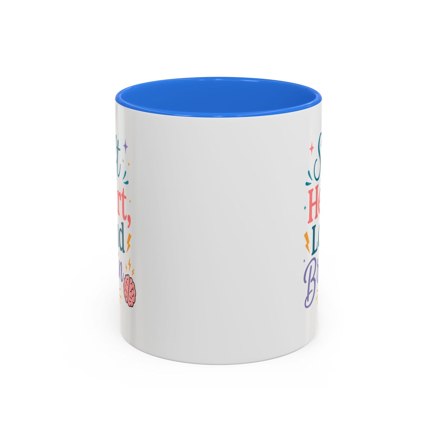 Soft Heart Loud Brain Coffee Mug — Colorful 11oz & 15oz Ceramic Mug