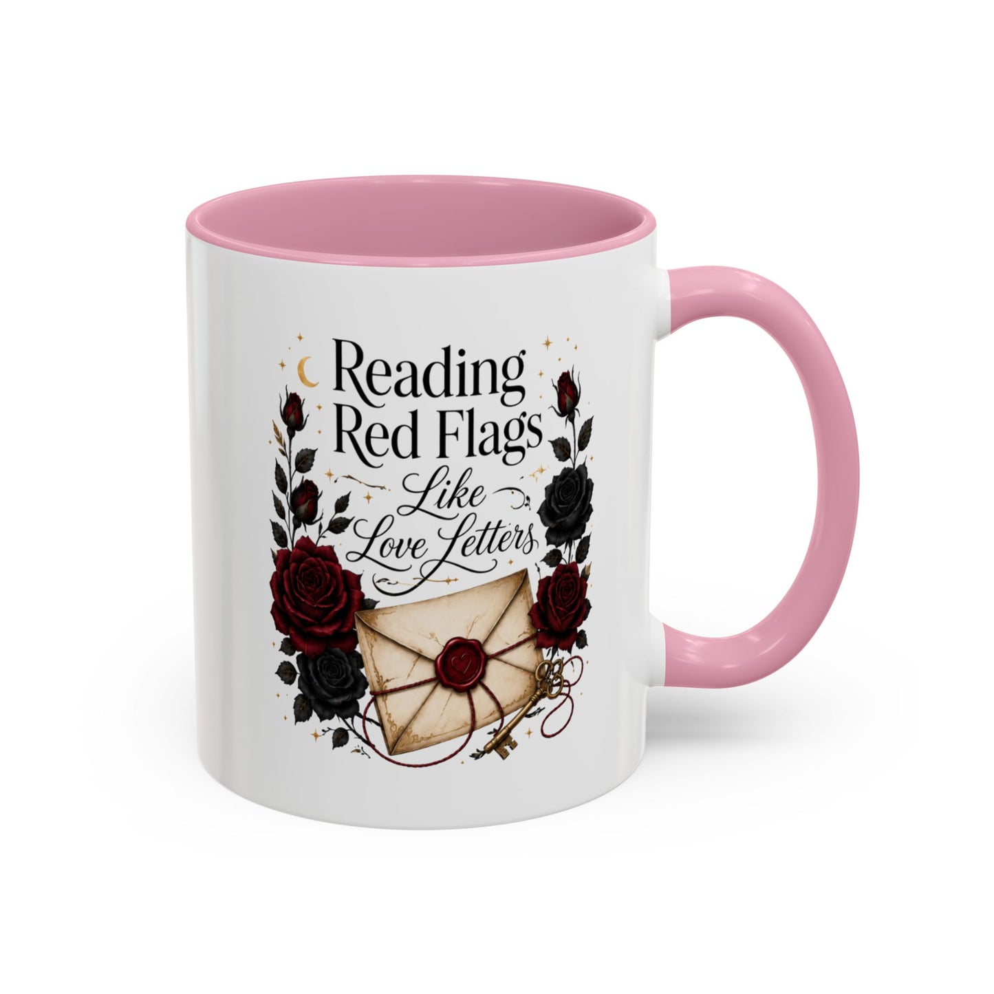Reading Red Flags Like Love Letters Mug