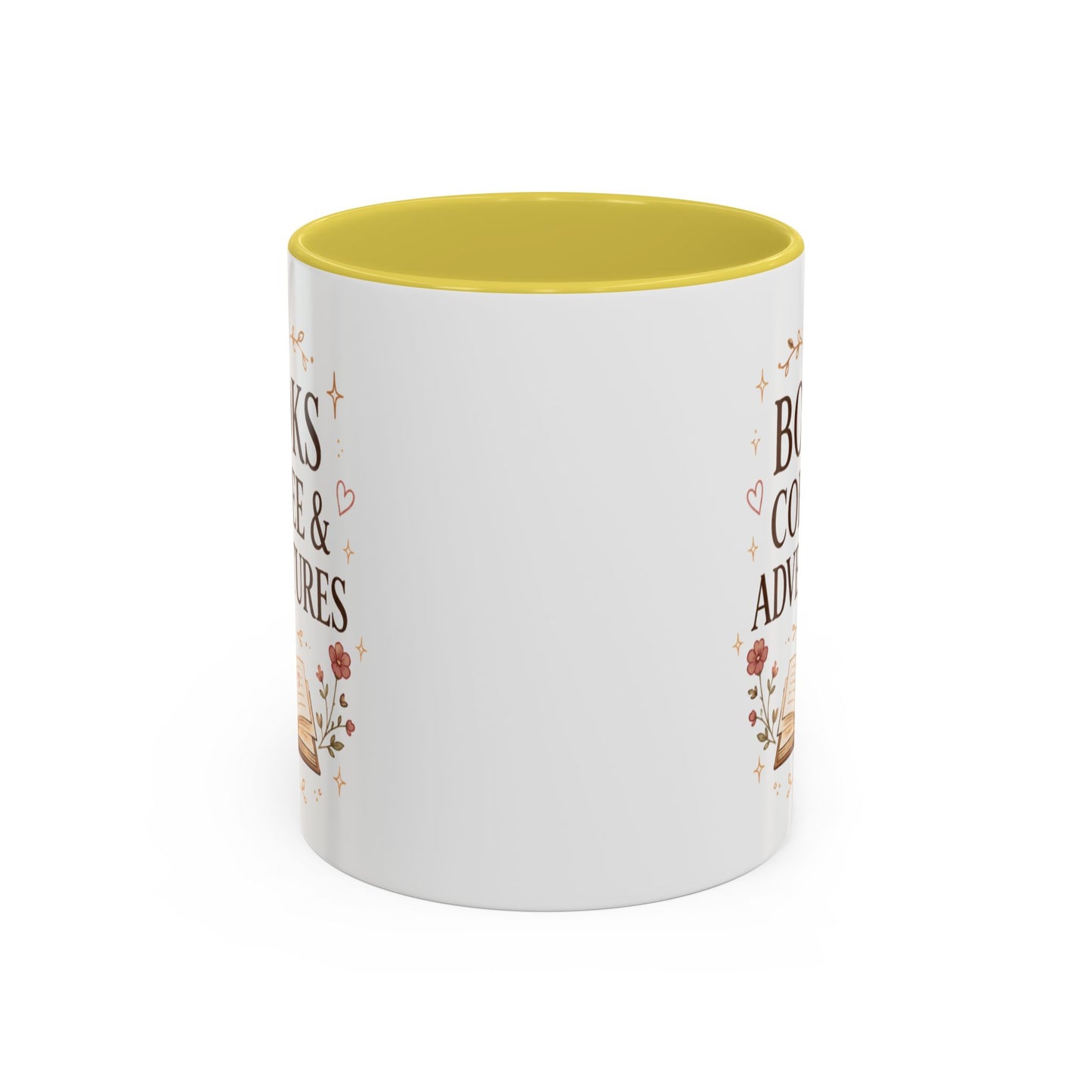 Books, Coffee & Adventures Mug — Cozy Reading Gift (11oz/15oz)