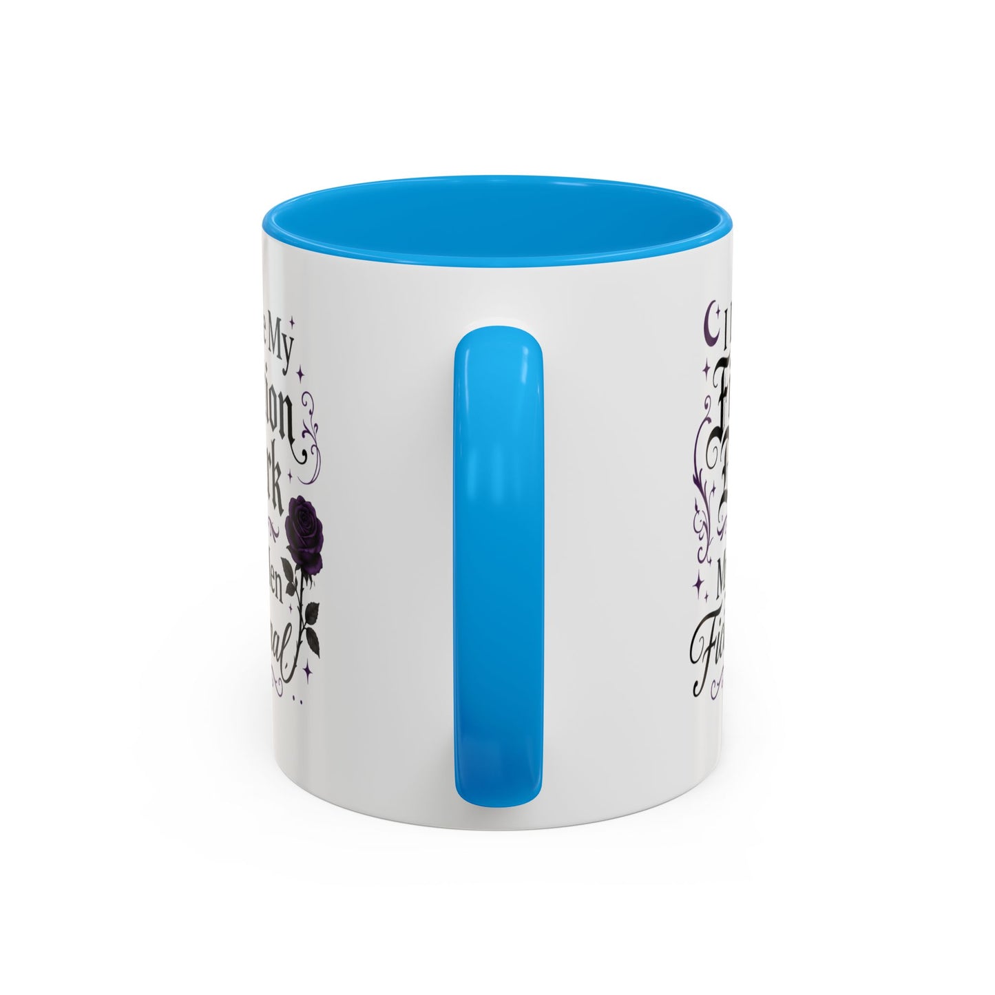 Fiction Dark Coffee Mug — "I Like My Fiction Dark & My Men Fictional" (11oz/15oz)