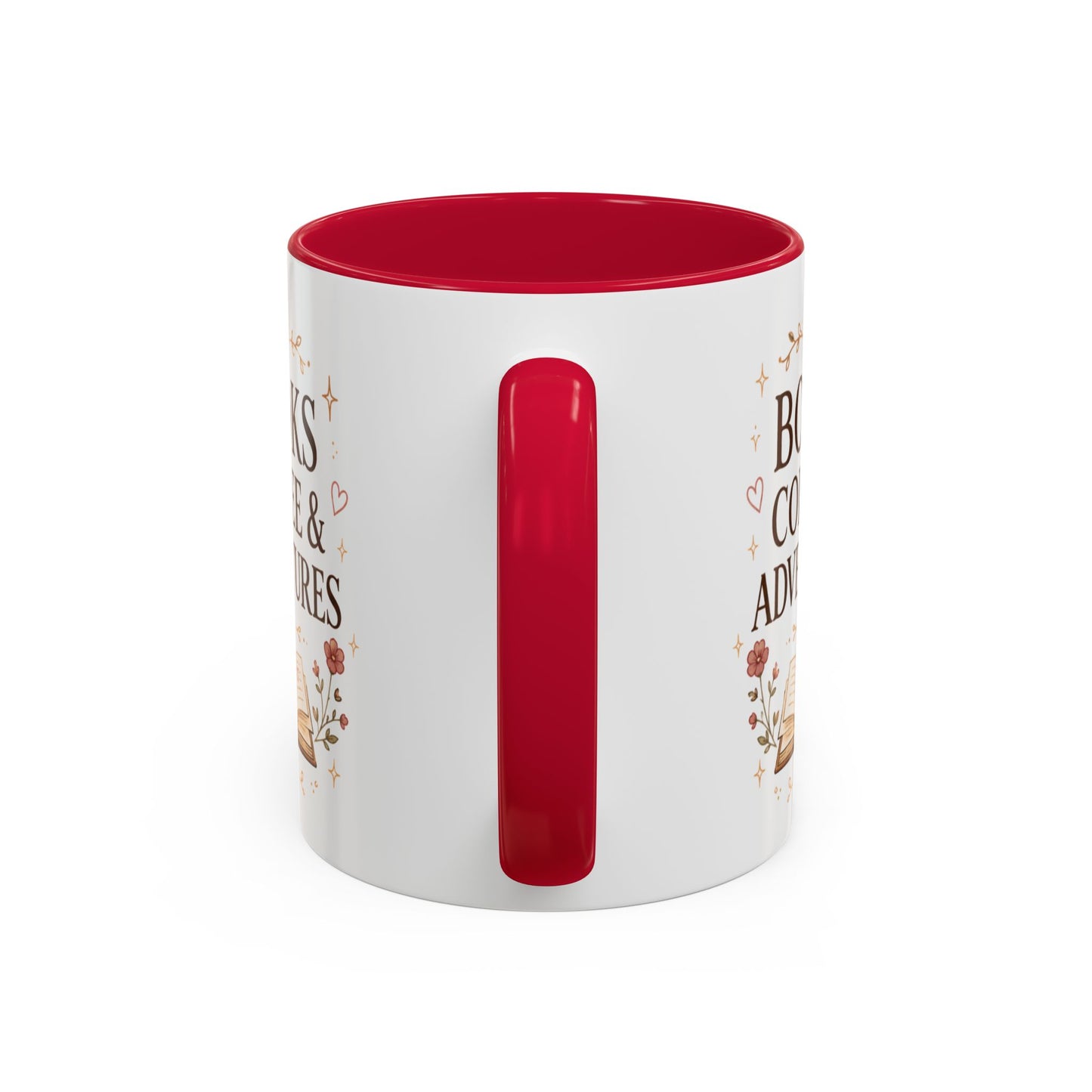 Books, Coffee & Adventures Mug — Cozy Reading Gift (11oz/15oz)