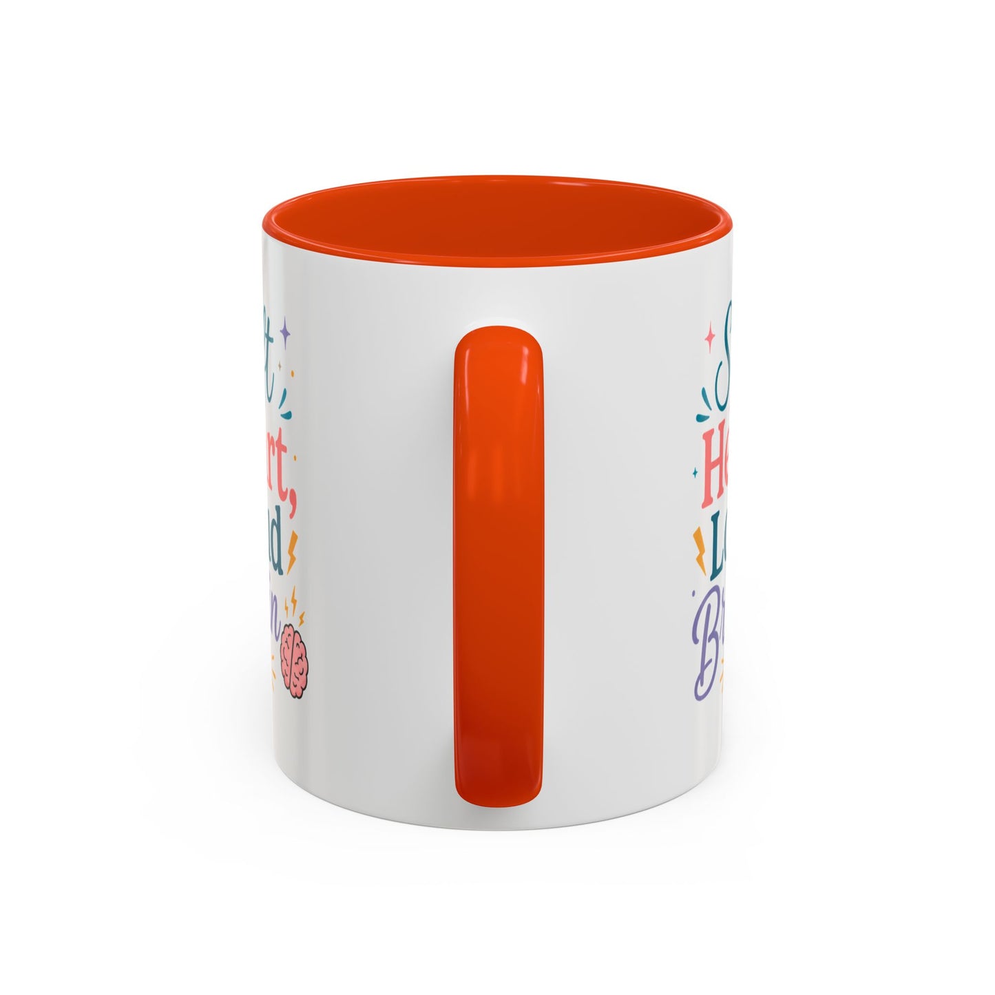 Soft Heart Loud Brain Coffee Mug — Colorful 11oz & 15oz Ceramic Mug