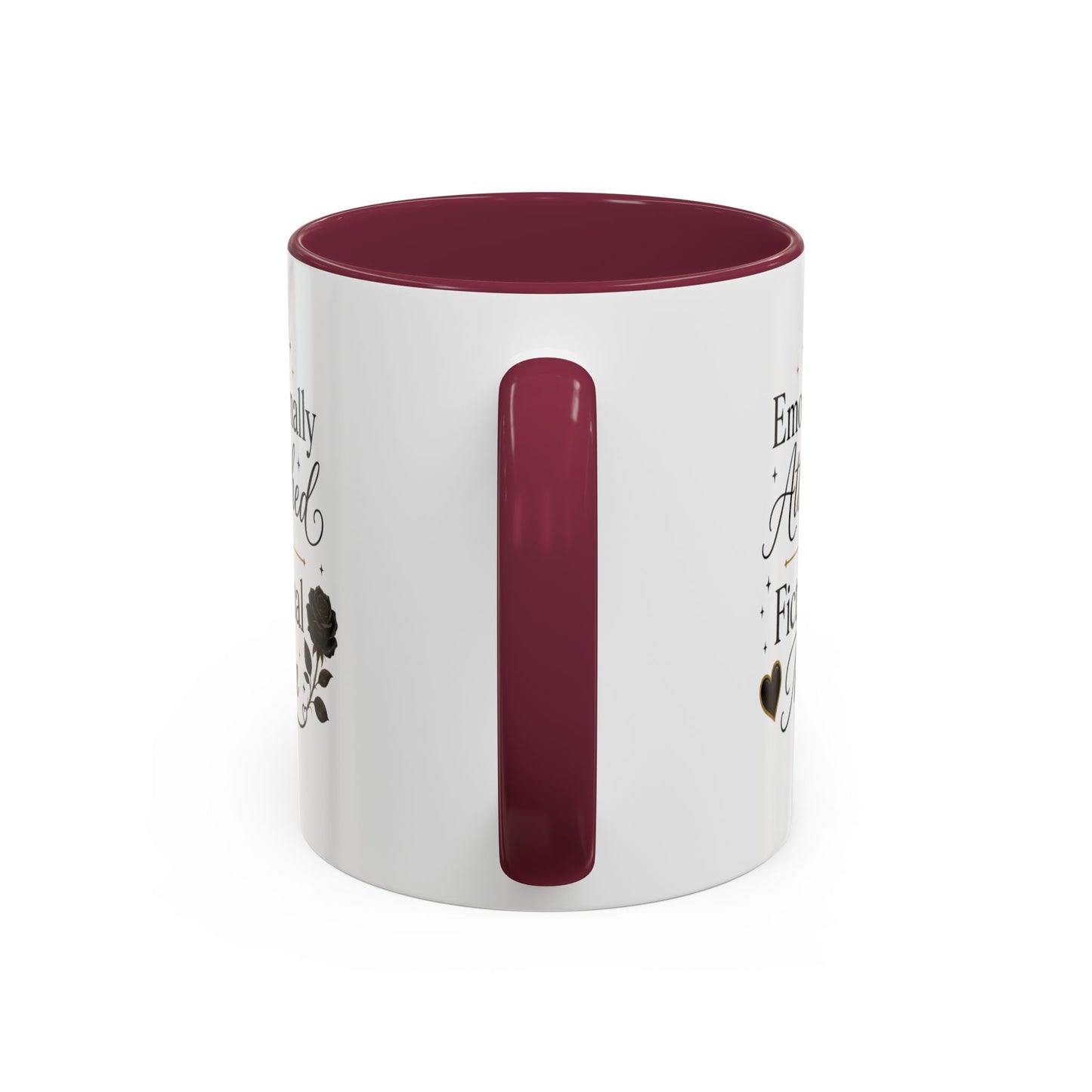 Emotionally Attached to Fictional Men Ceramic Mug — 11oz/15oz
