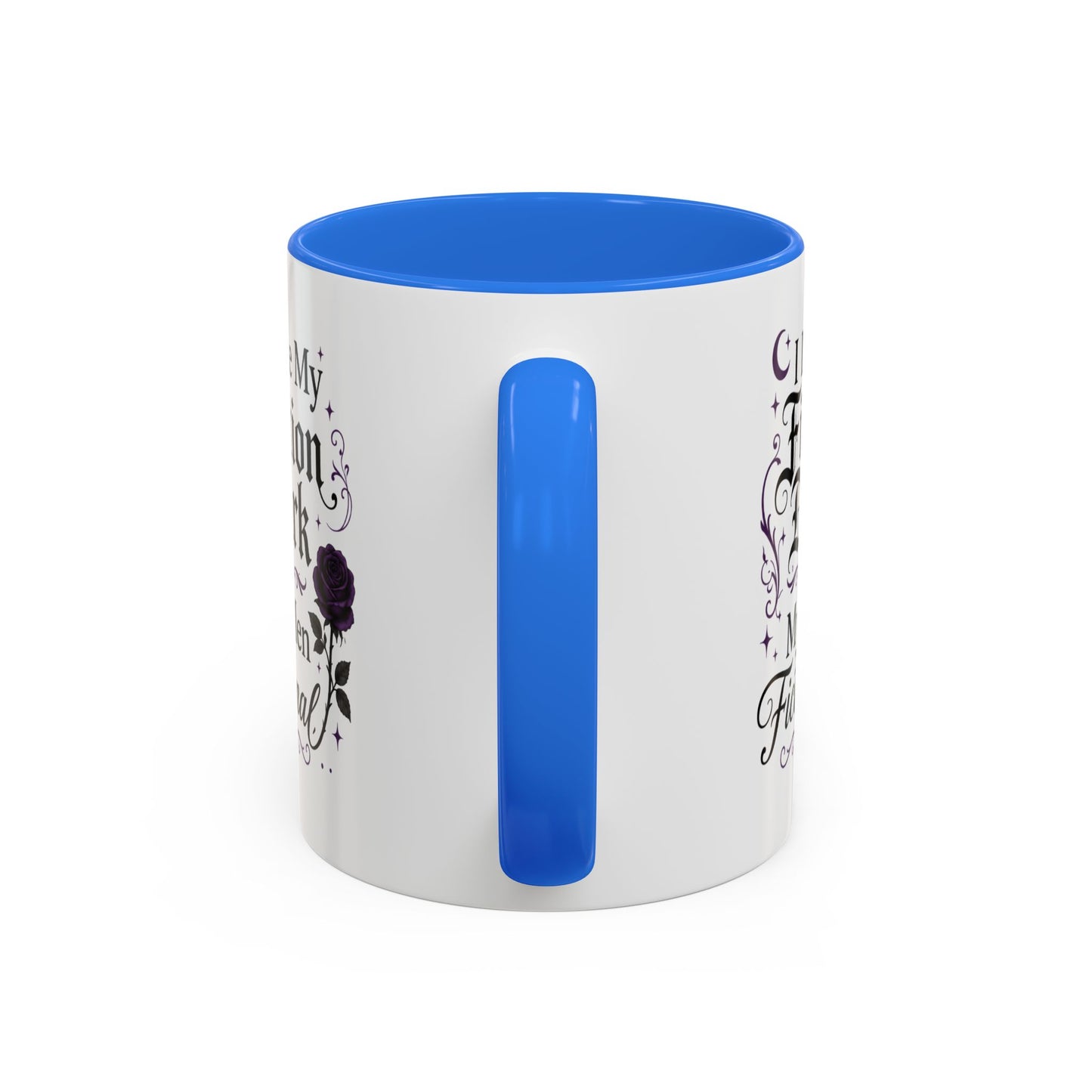 Fiction Dark Coffee Mug — "I Like My Fiction Dark & My Men Fictional" (11oz/15oz)