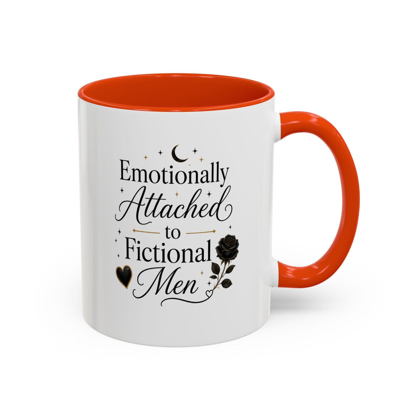Emotionally Attached to Fictional Men Ceramic Mug — 11oz/15oz